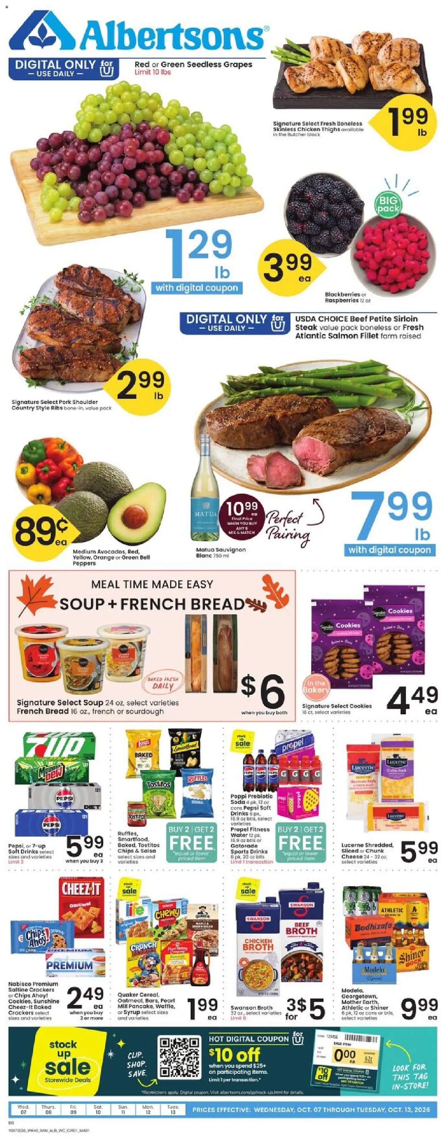 albertsons - Albertsons Weekly Ad - 10/07 - 10/13 2026