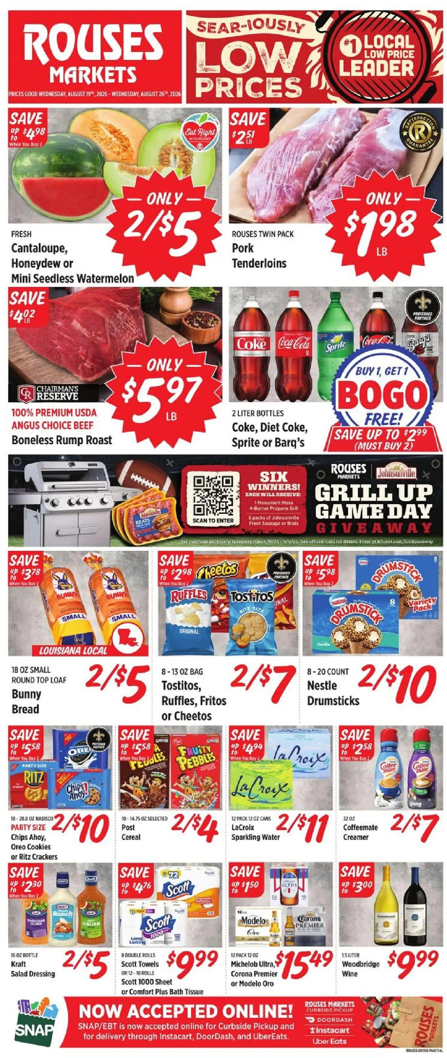 rouses - Rouses Weekly Ad - AL - 08/19 - 08/26 2026
