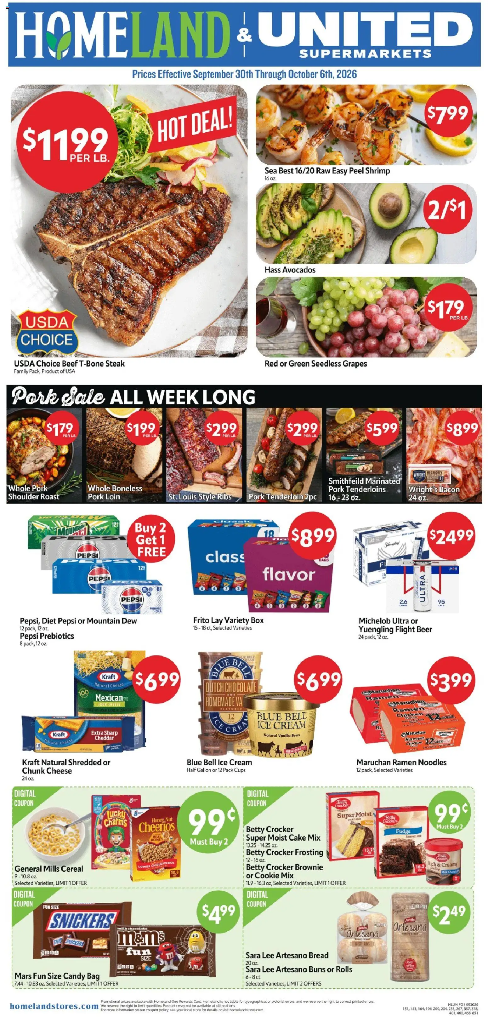 homeland - Homeland Weekly Ad - 09/30 - 10/06 2026