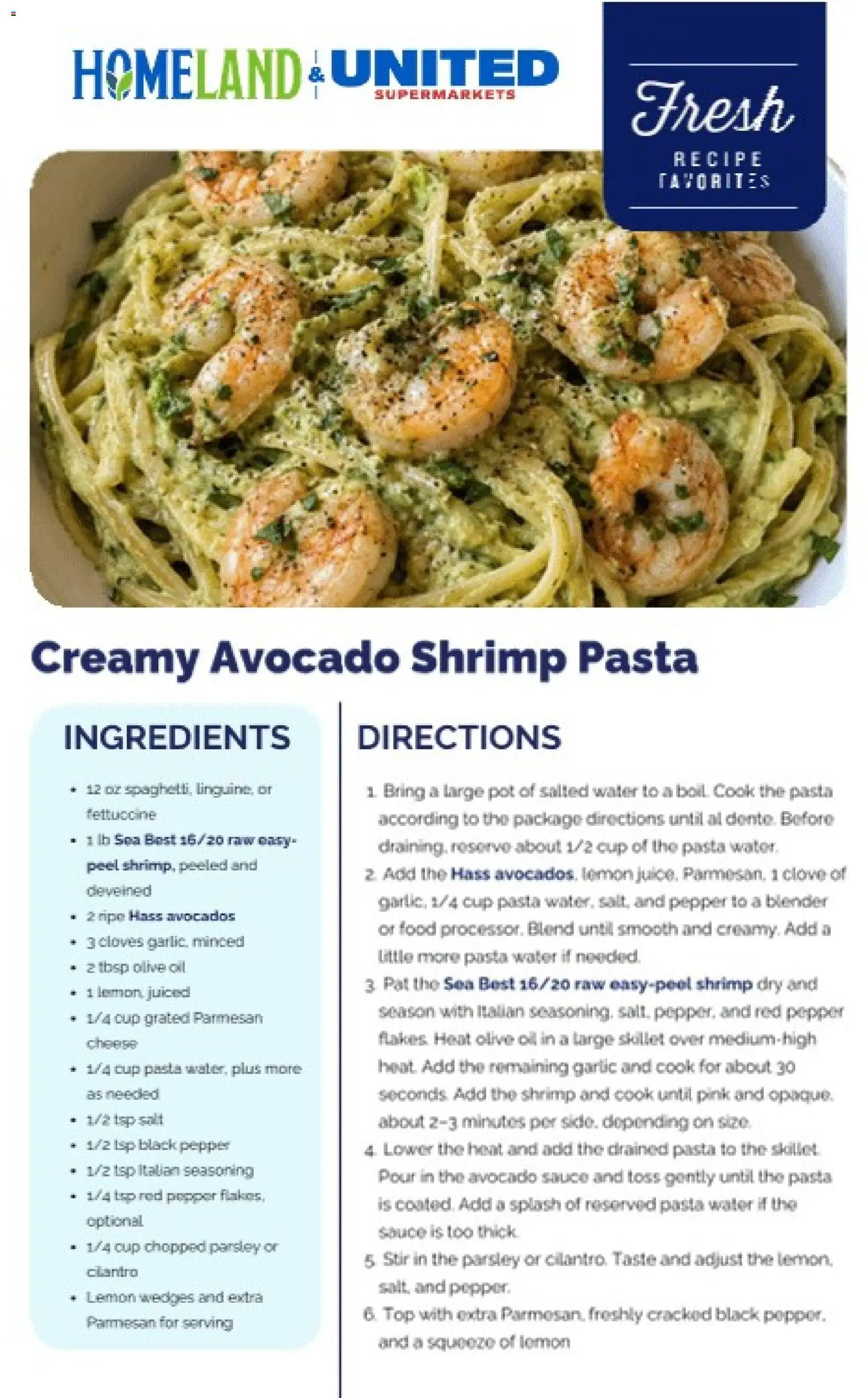 homeland - Homeland Weekly Recipe - 09/30 - 10/06 2026