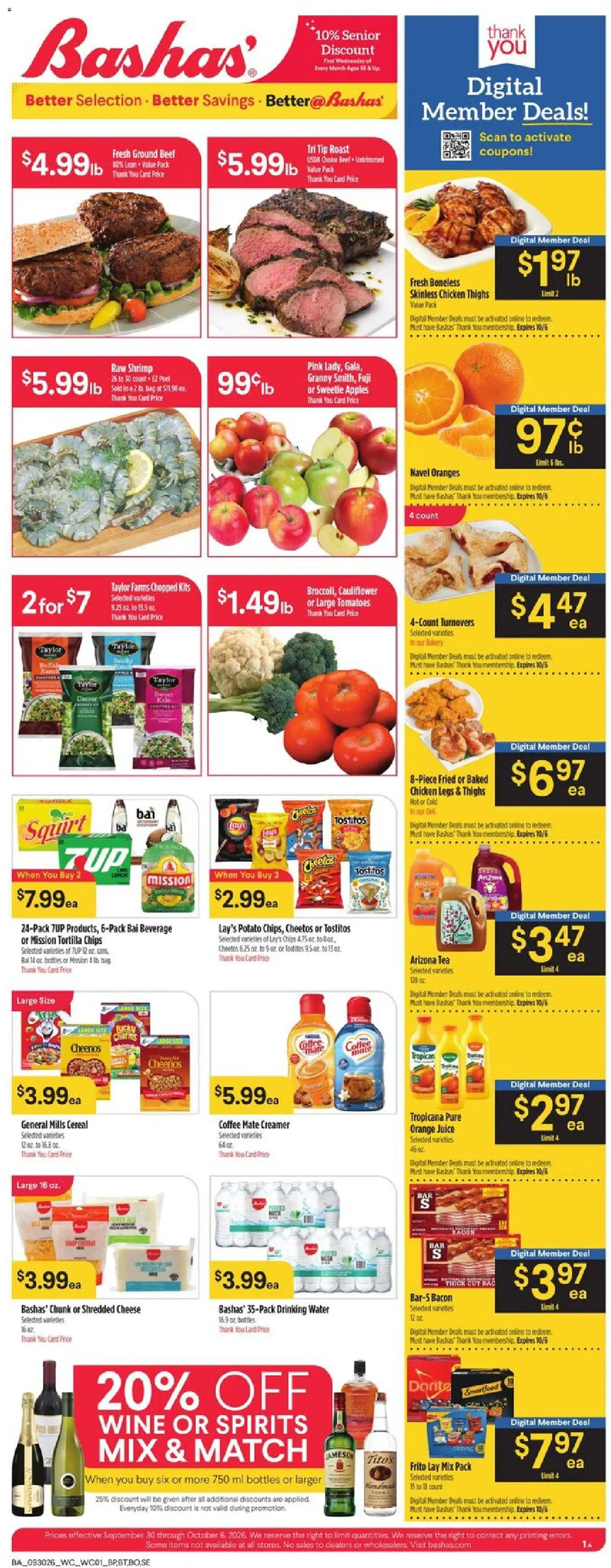 bashas - Basha's Weekly Ad - 09/30 - 10/06 2026