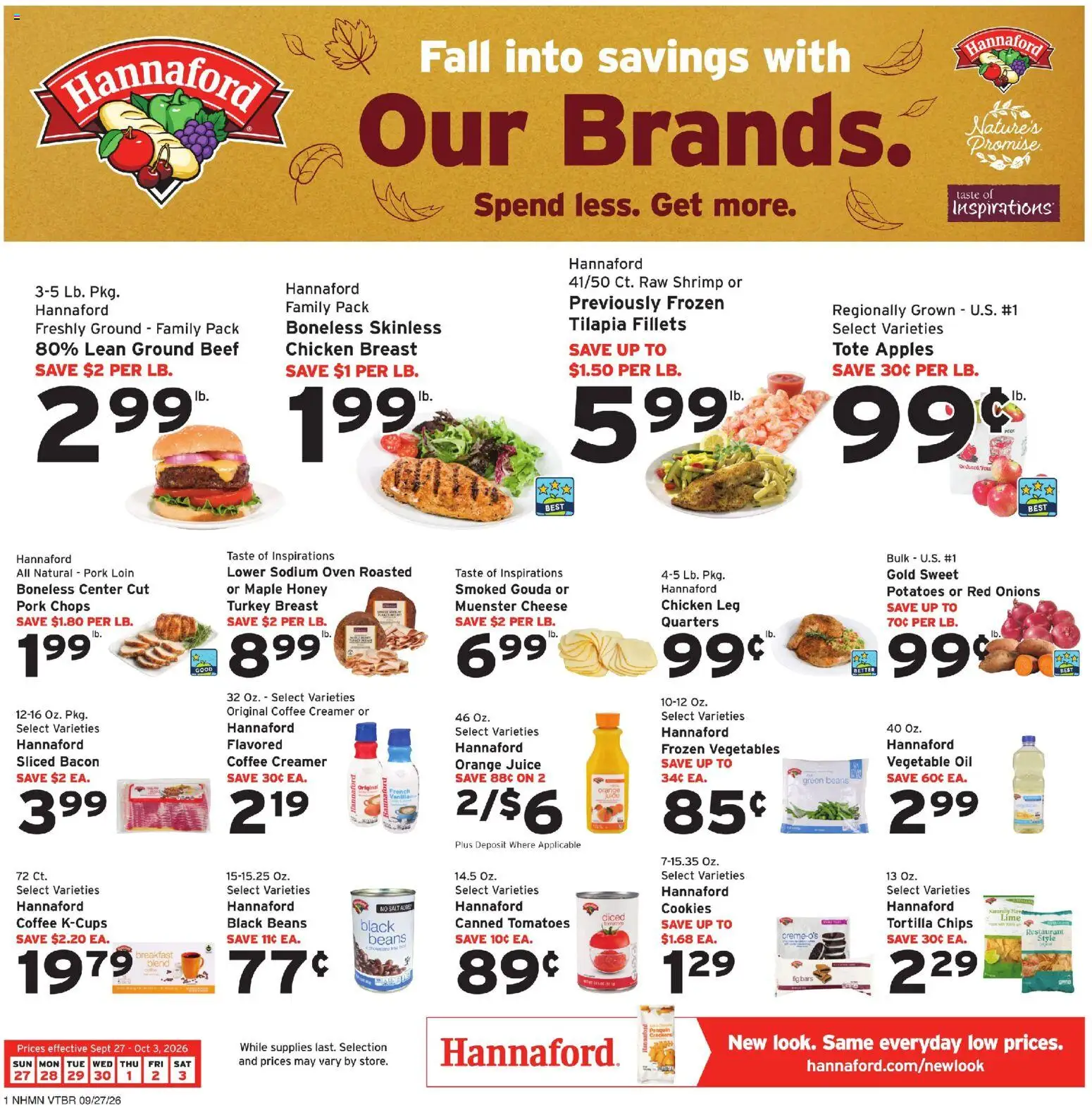 hannaford - Hannaford Weekly Flyer - 09/27 - 10/03 2026