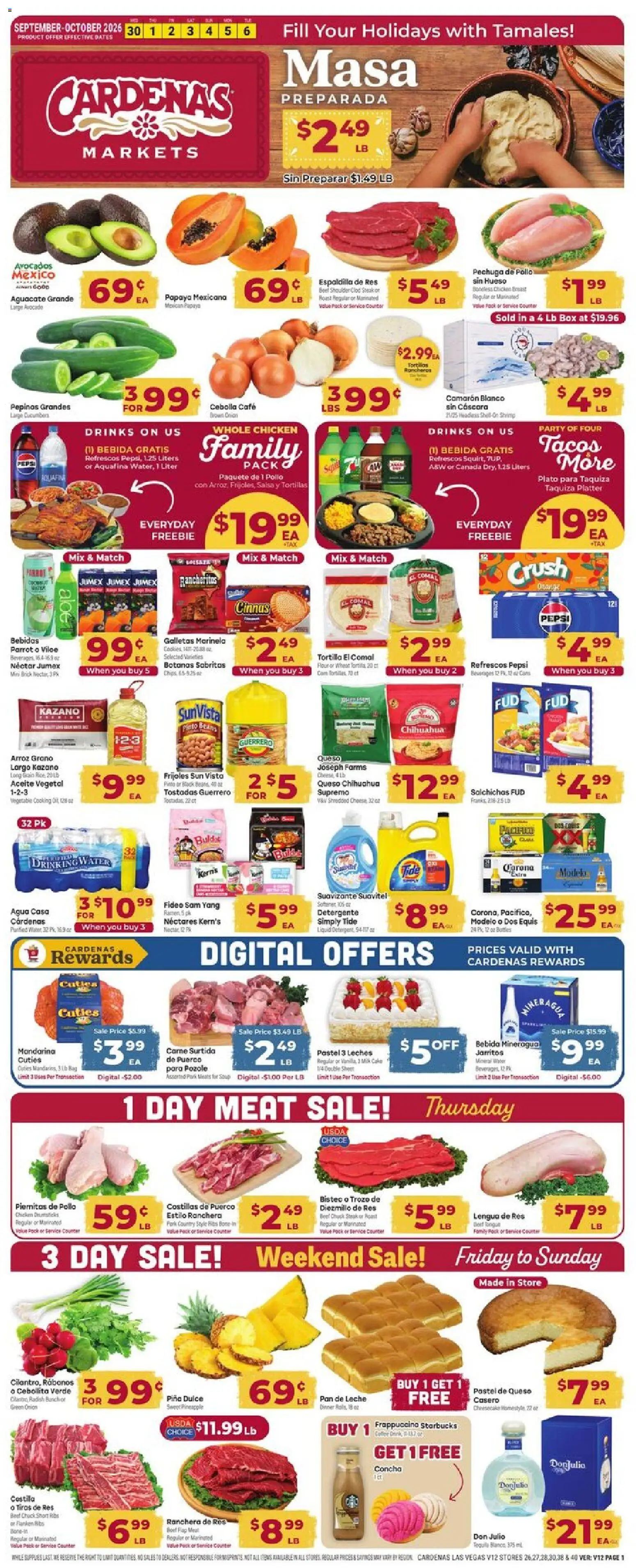 cardenas - Cardenas Weekly Ad - 09/30 - 10/06 2026