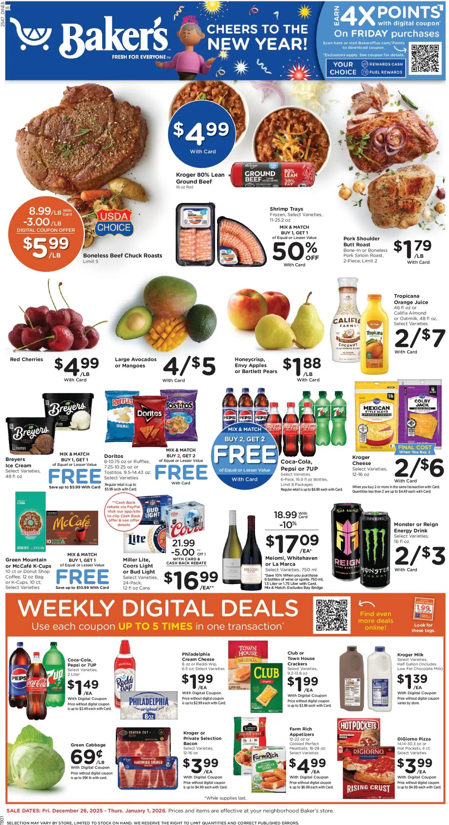 bakers - Baker's Weekly Ad - NE - 12/26/2025 - 01/01/2026 2025