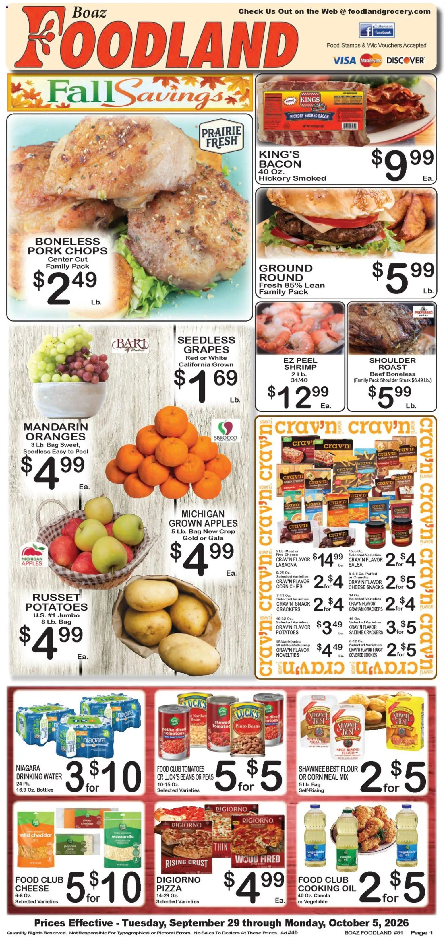 foodland - Foodland Weekly Ad - 09/29 - 10/05 2026