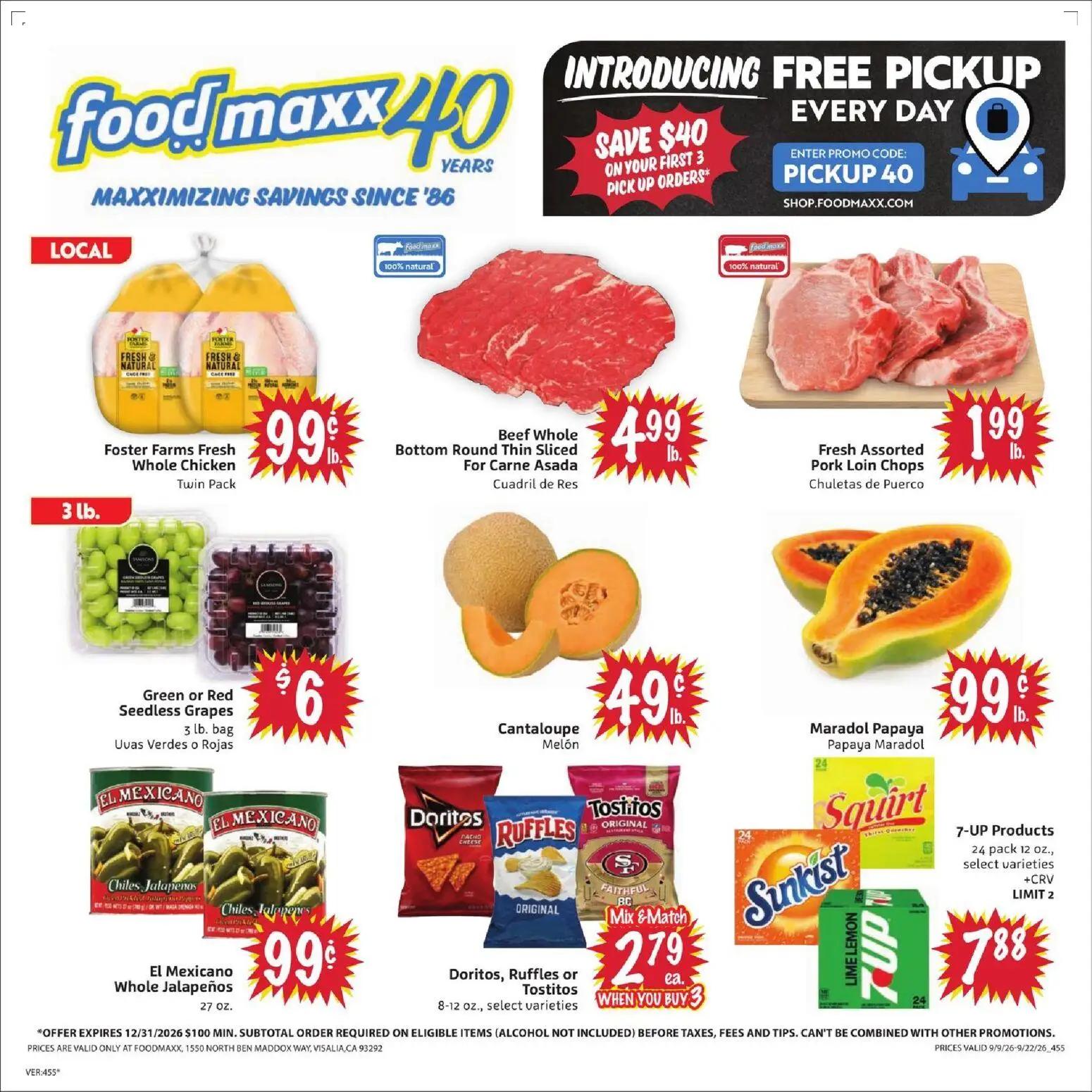 foodmaxx - FoodMaxx Weekly Ad - CA - 09/09 - 09/22 2026
