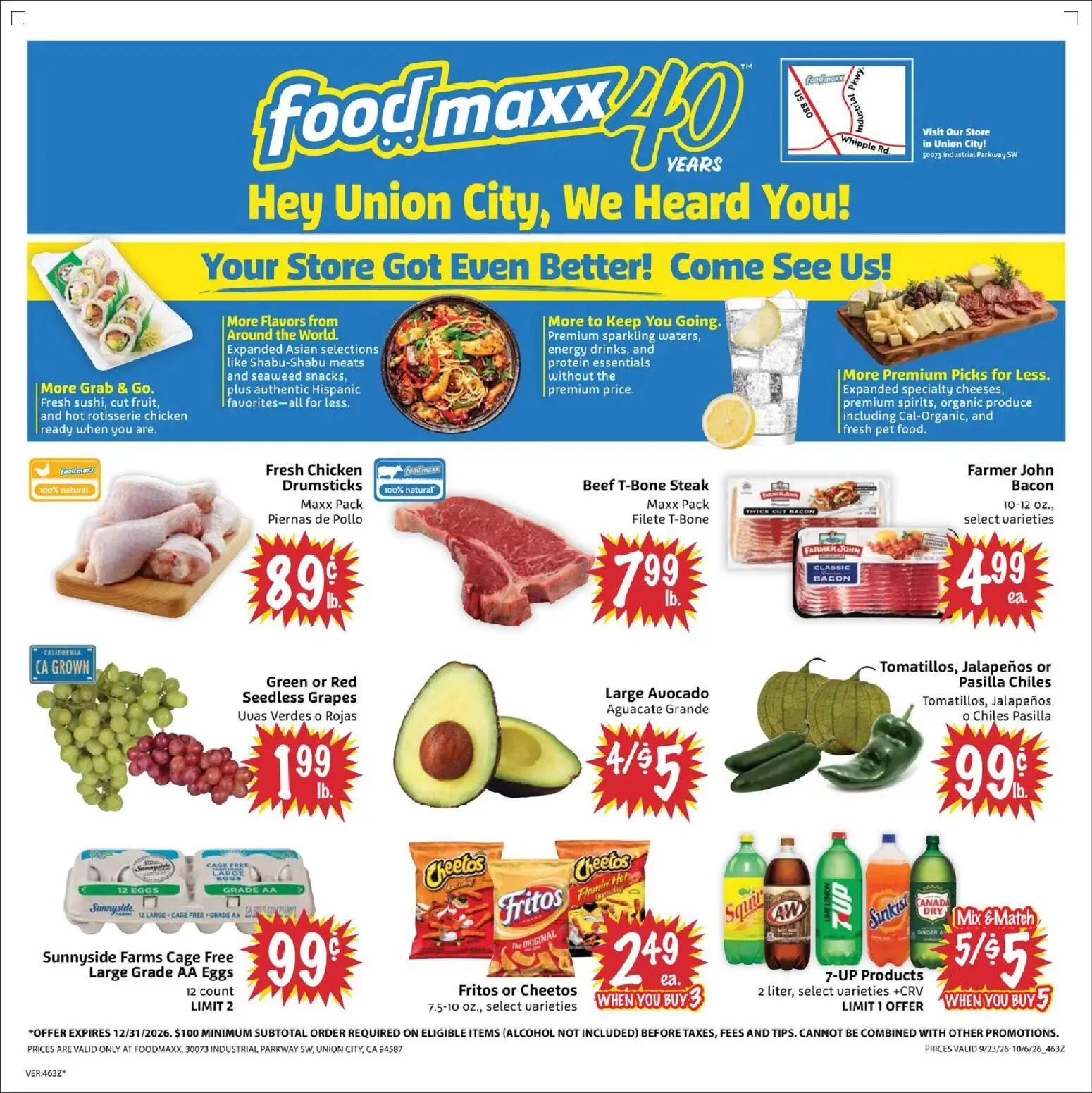foodmaxx - FoodMaxx Weekly Ad - CA - 09/23 - 10/06 2026