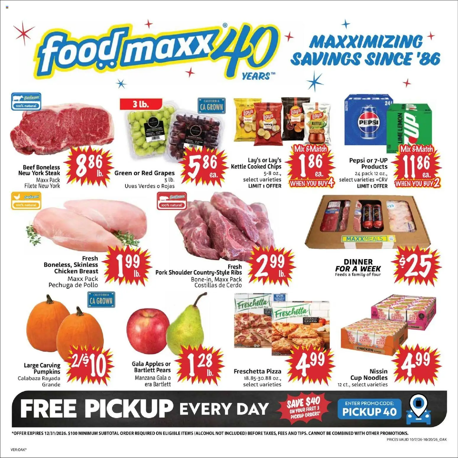 foodmaxx - FoodMaxx Weekly Ad - 10/07 - 10/20 2026