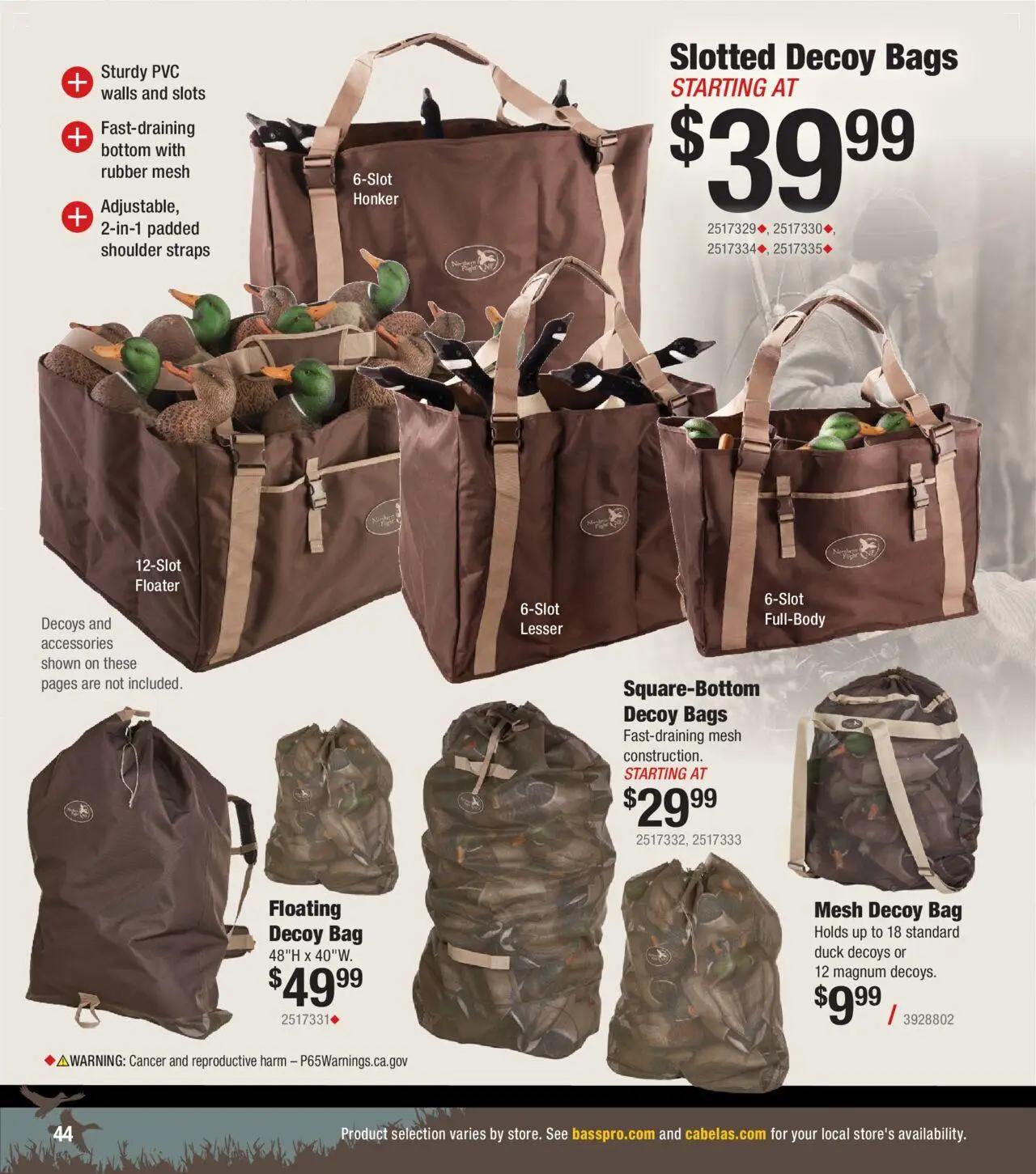 cabelas - Cabela's Waterfowl 25 - from Wednesday 10/01 2025 - page: 44