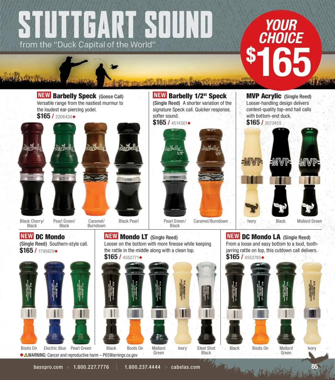 cabelas - Cabela's Waterfowl 25 - from Wednesday 10/01 2025 - page: 85
