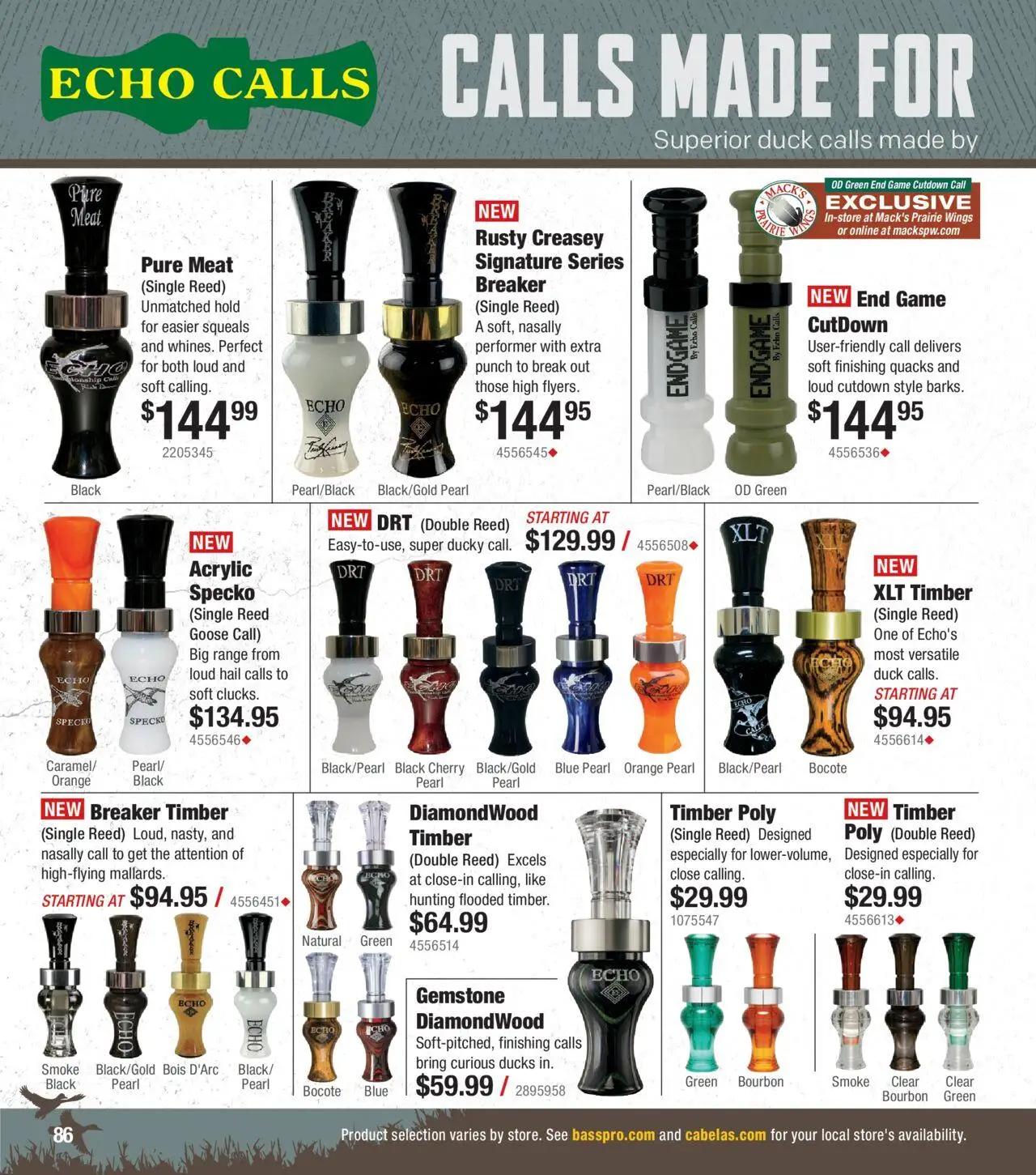 cabelas - Cabela's Waterfowl 25 - from Wednesday 10/01 2025 - page: 86