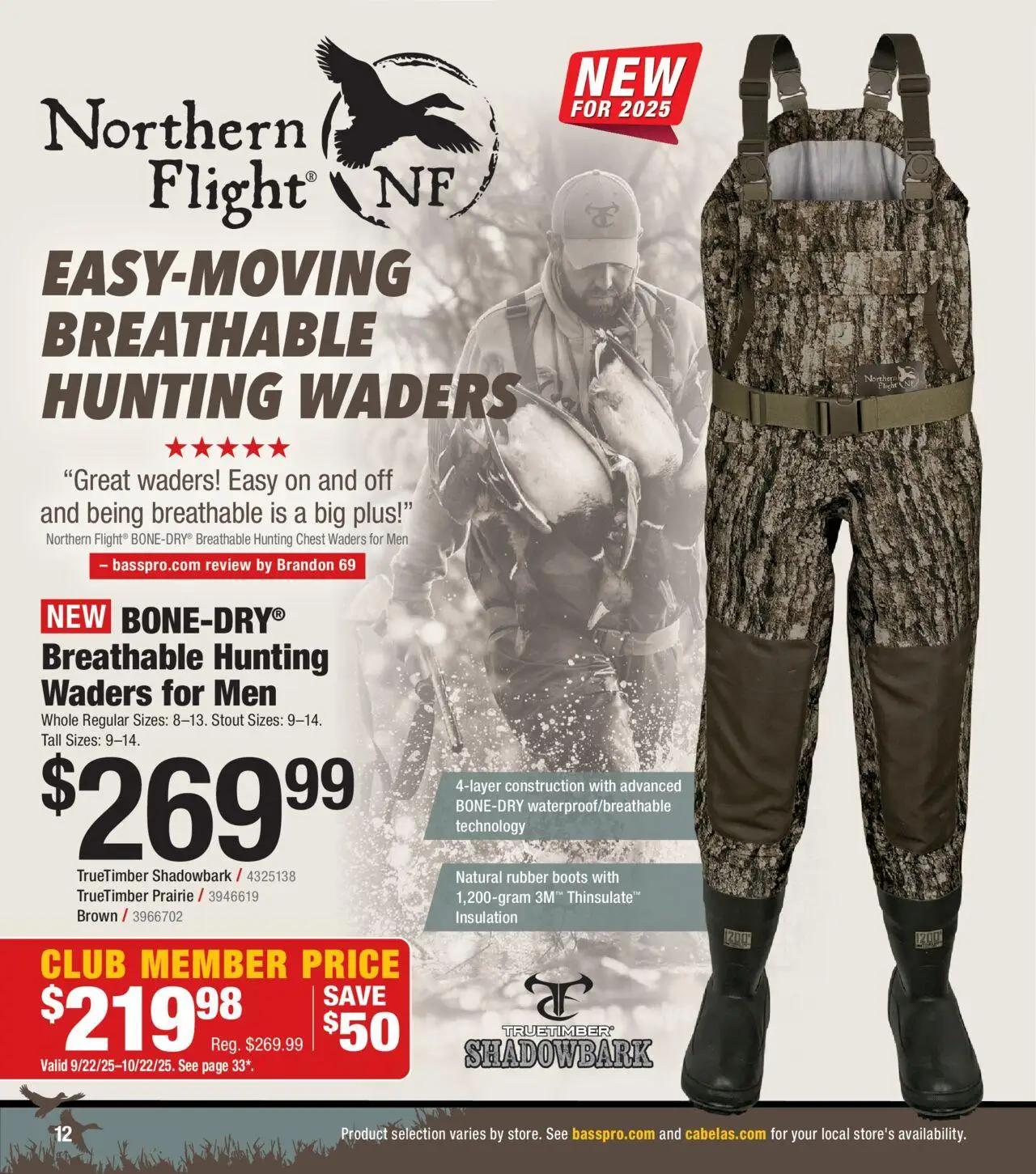 cabelas - Cabela's Waterfowl 25 - from Wednesday 10/01 2025 - page: 12