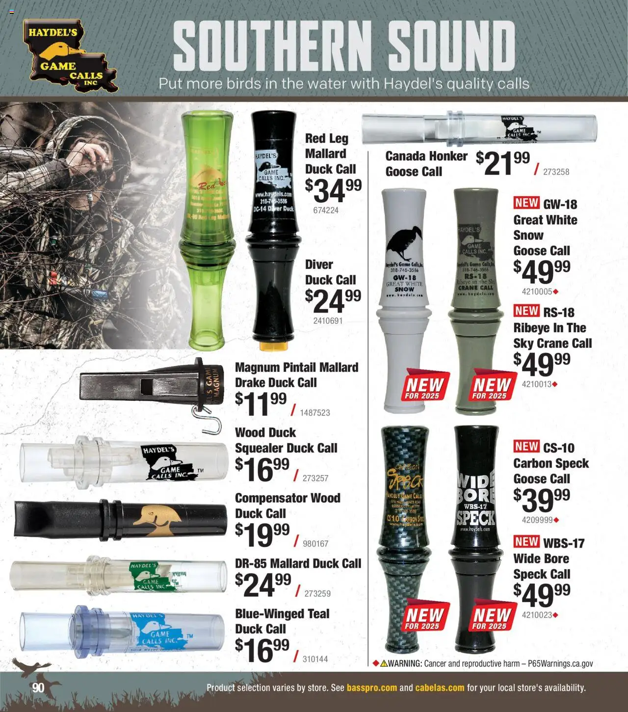 cabelas - Cabela's Waterfowl 25 - from Wednesday 10/01 2025 - page: 90