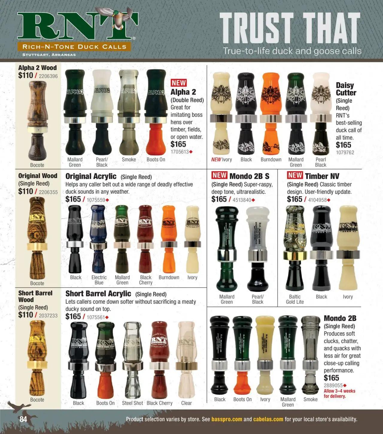 cabelas - Cabela's Waterfowl 25 - from Wednesday 10/01 2025 - page: 84