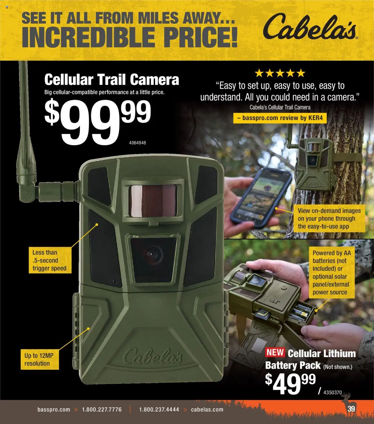 cabelas - Cabela's Deer Hunting 25 - from Wednesday 10/01 2025 - page: 39
