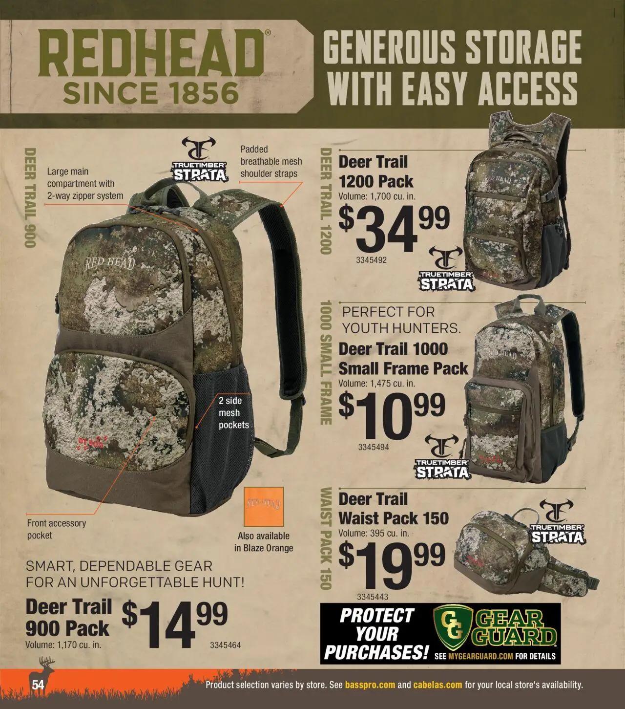 cabelas - Cabela's Deer Hunting 25 - from Wednesday 10/01 2025 - page: 54