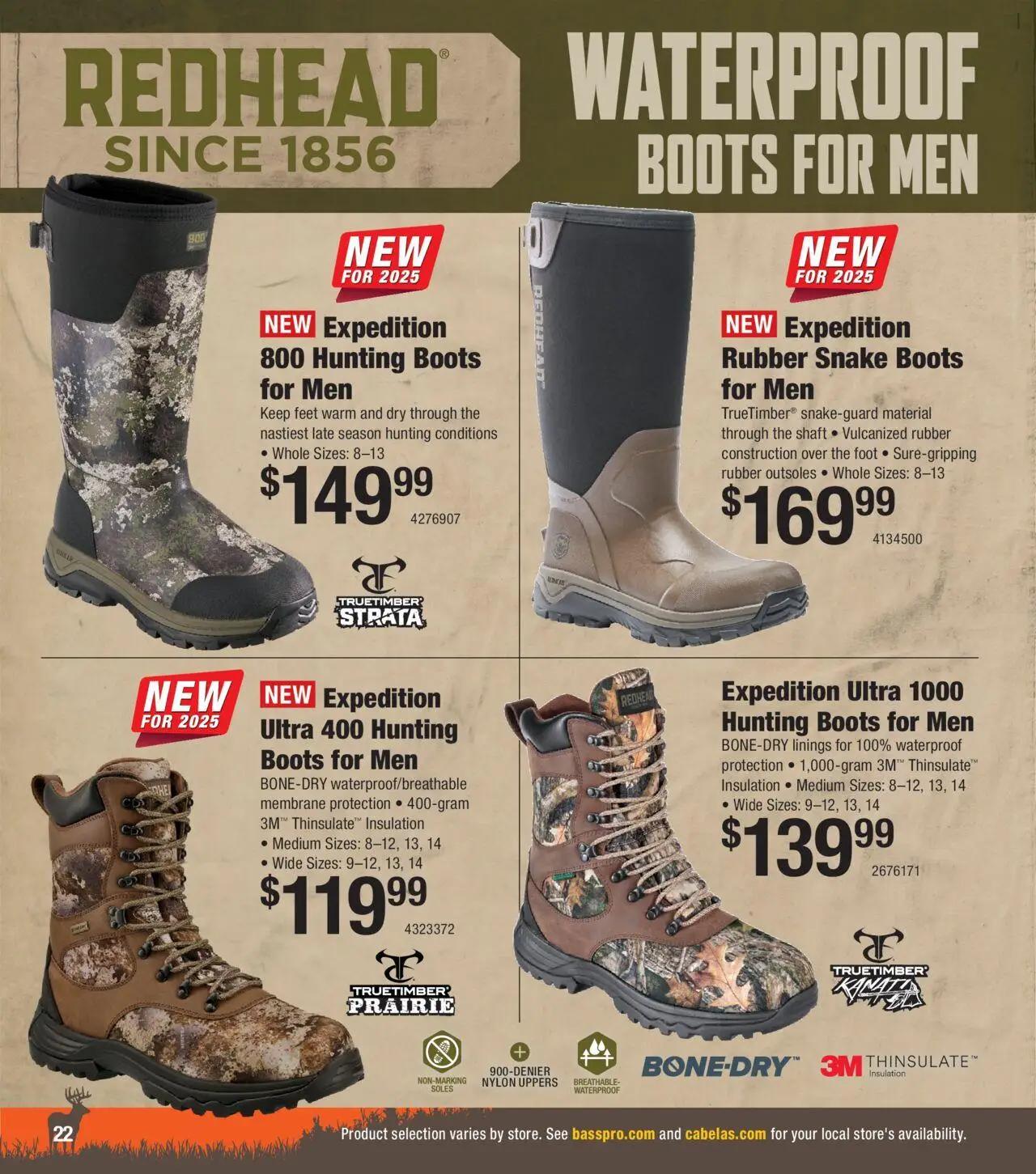 cabelas - Cabela's Deer Hunting 25 - from Wednesday 10/01 2025 - page: 22
