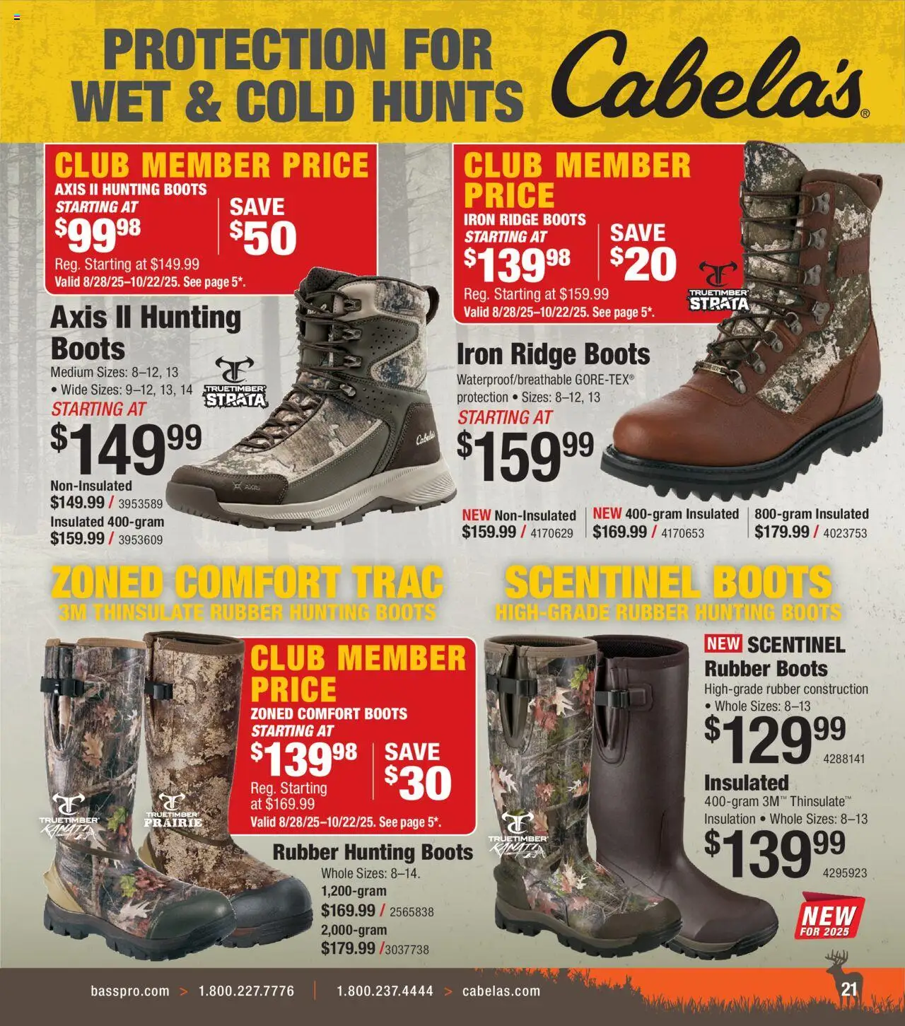 cabelas - Cabela's Deer Hunting 25 - from Wednesday 10/01 2025 - page: 21