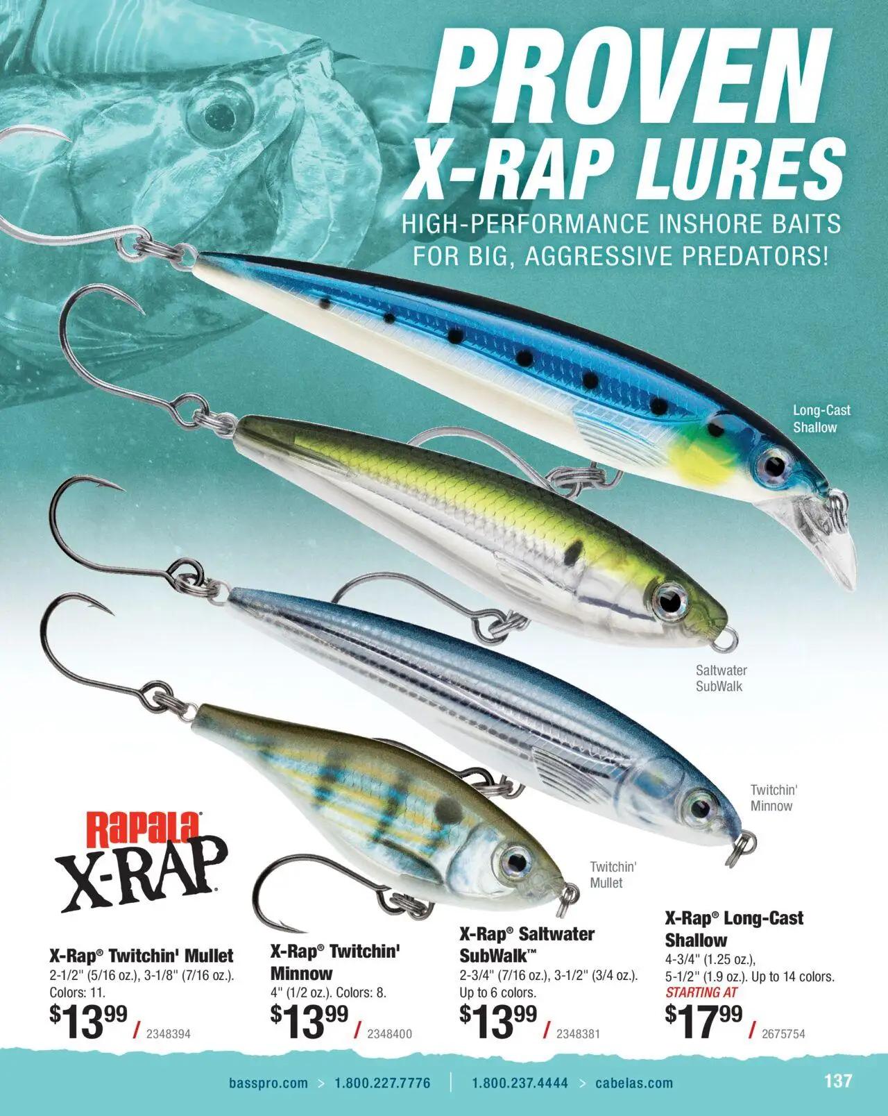 cabelas - Cabela's Saltwater Specialist 25 - from Wednesday 01/01 2025 - page: 137