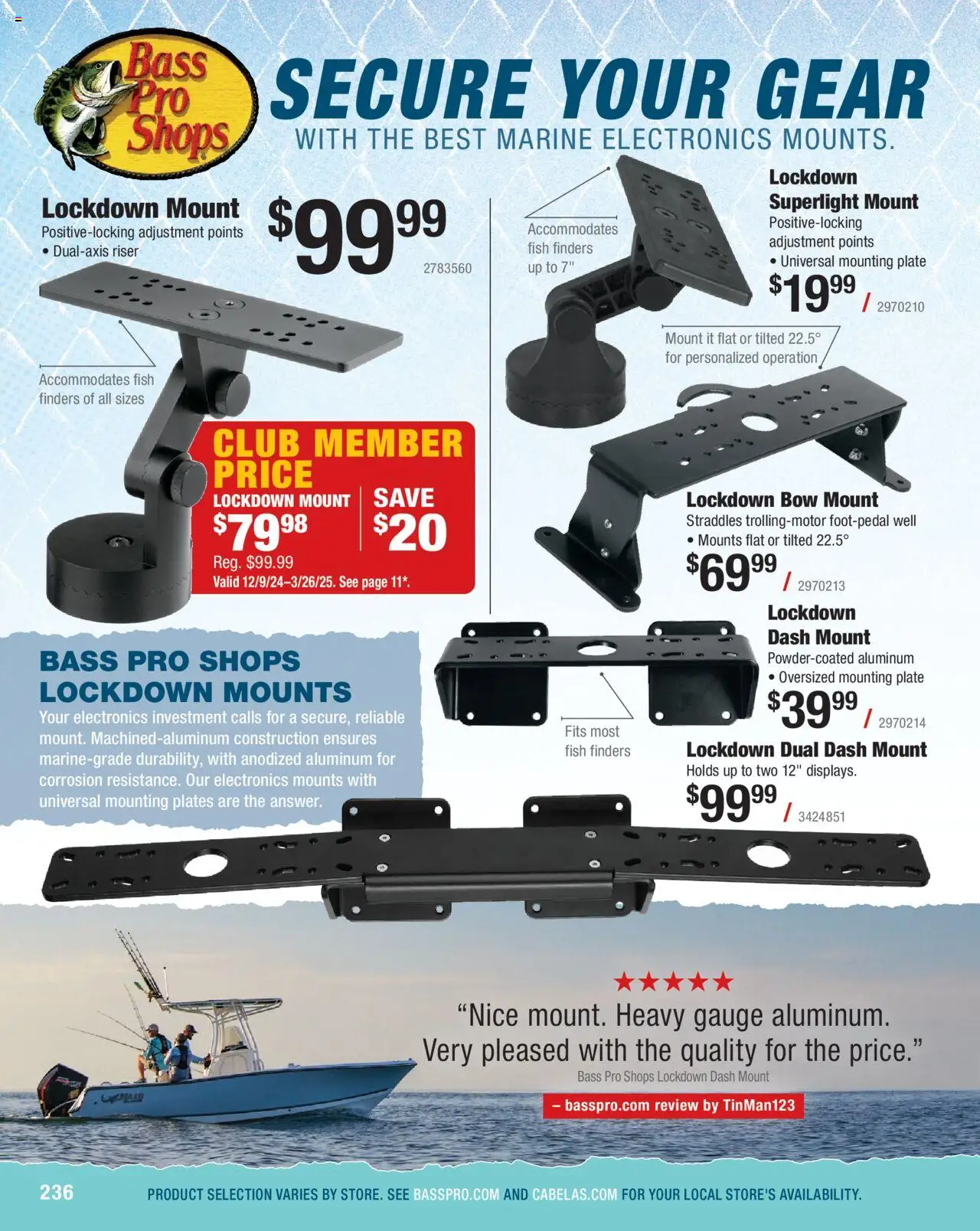 cabelas - Cabela's Saltwater Specialist 25 - from Wednesday 01/01 2025 - page: 236