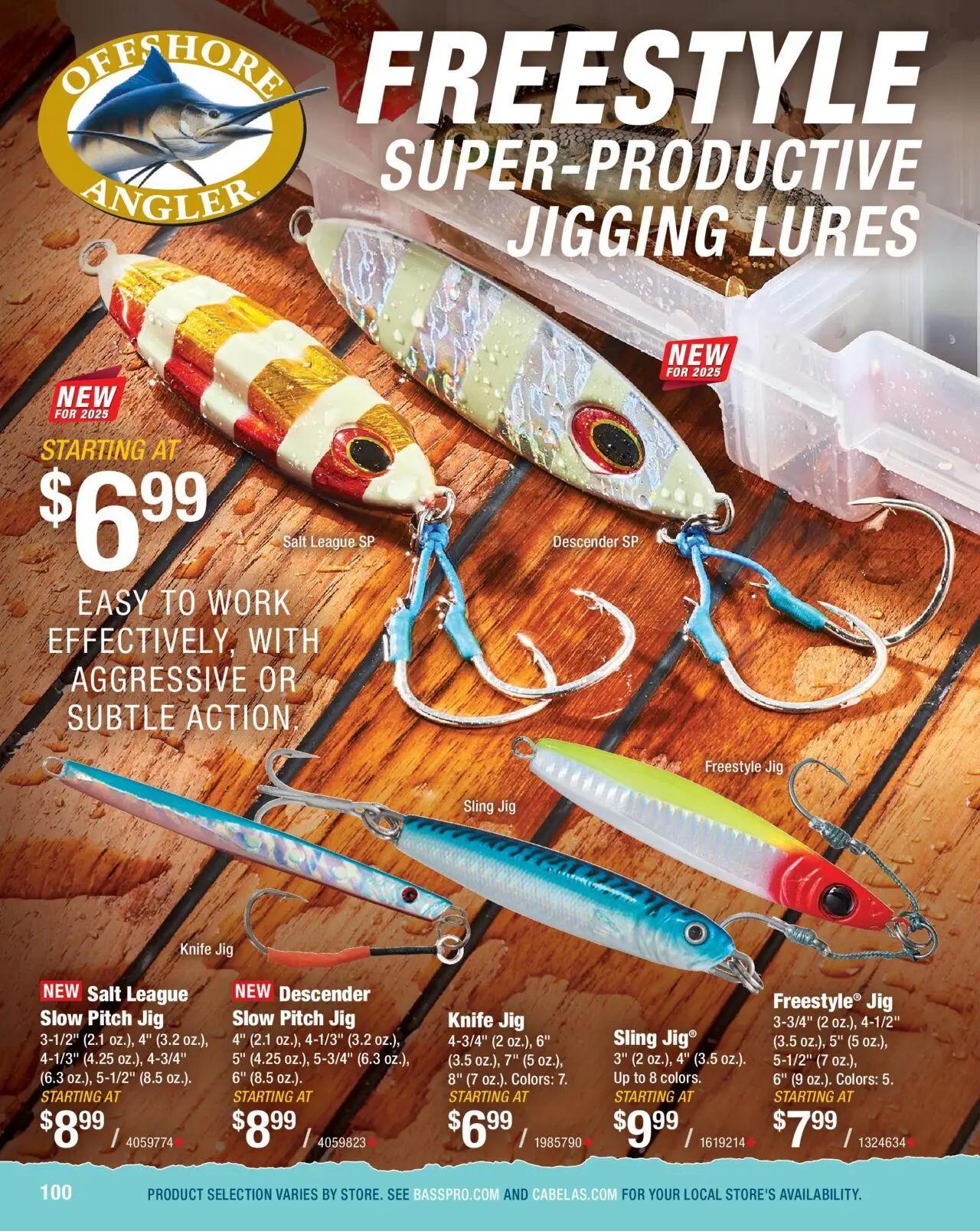 cabelas - Cabela's Saltwater Specialist 25 - from Wednesday 01/01 2025 - page: 100