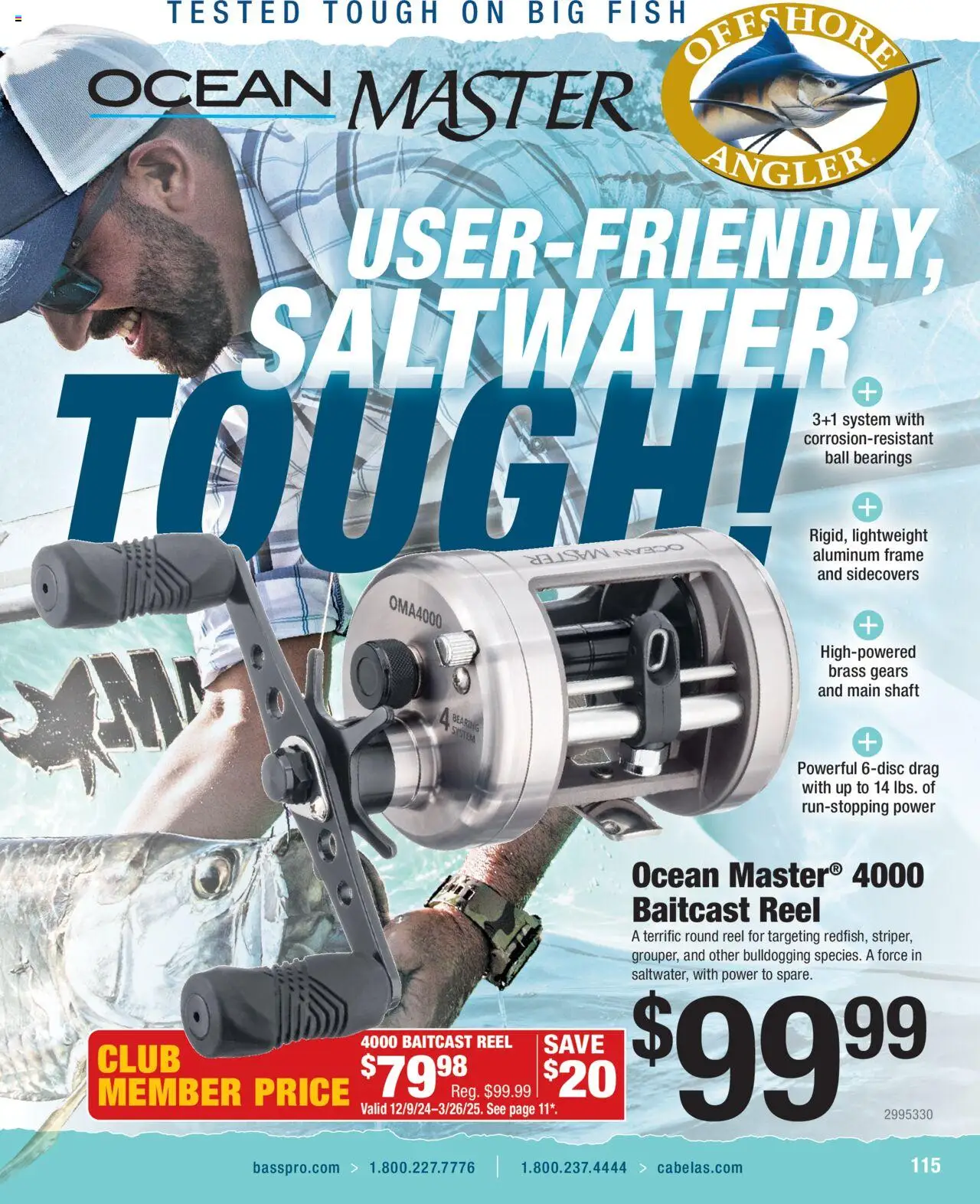 cabelas - Cabela's Saltwater Specialist 25 - from Wednesday 01/01 2025 - page: 115