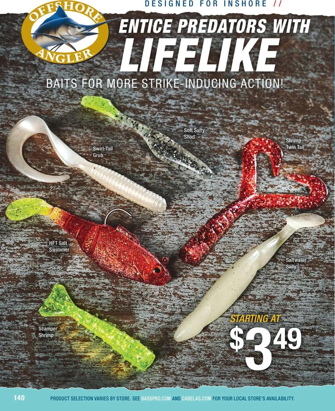 cabelas - Cabela's Saltwater Specialist 25 - from Wednesday 01/01 2025 - page: 140