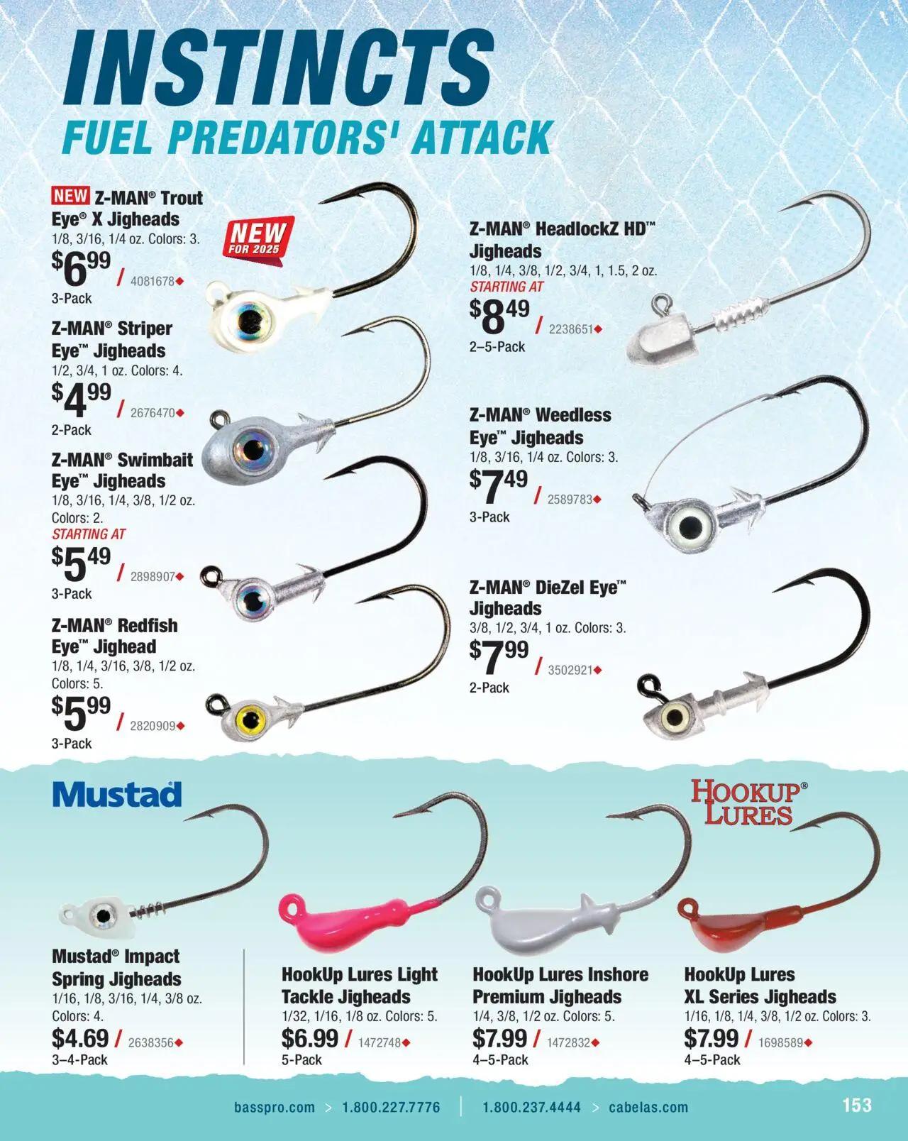 cabelas - Cabela's Saltwater Specialist 25 - from Wednesday 01/01 2025 - page: 153