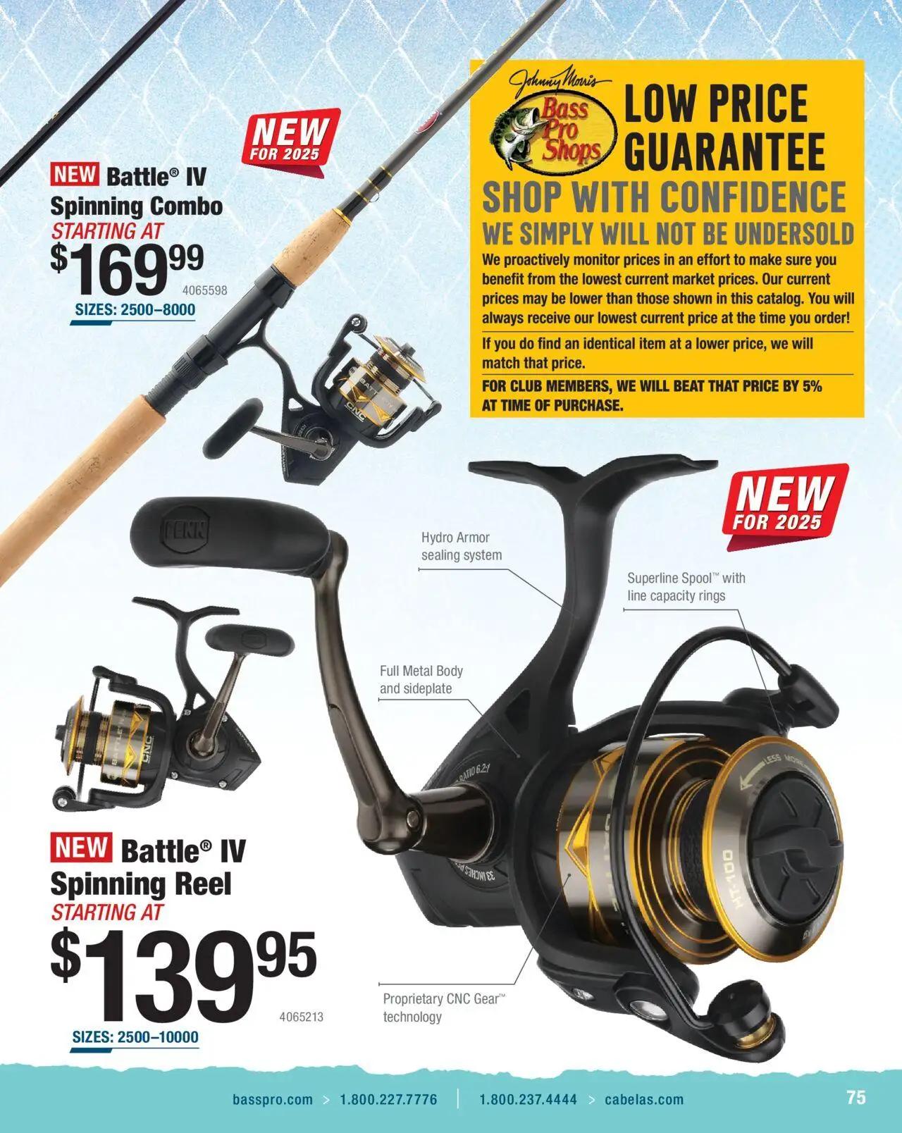cabelas - Cabela's Saltwater Specialist 25 - from Wednesday 01/01 2025 - page: 75