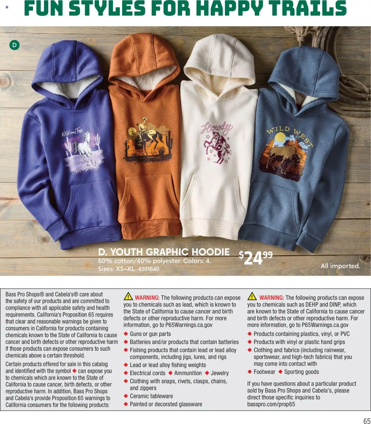 cabelas - Cabela's Fall Clothing 25 - from Wednesday 10/01 2025 - page: 65
