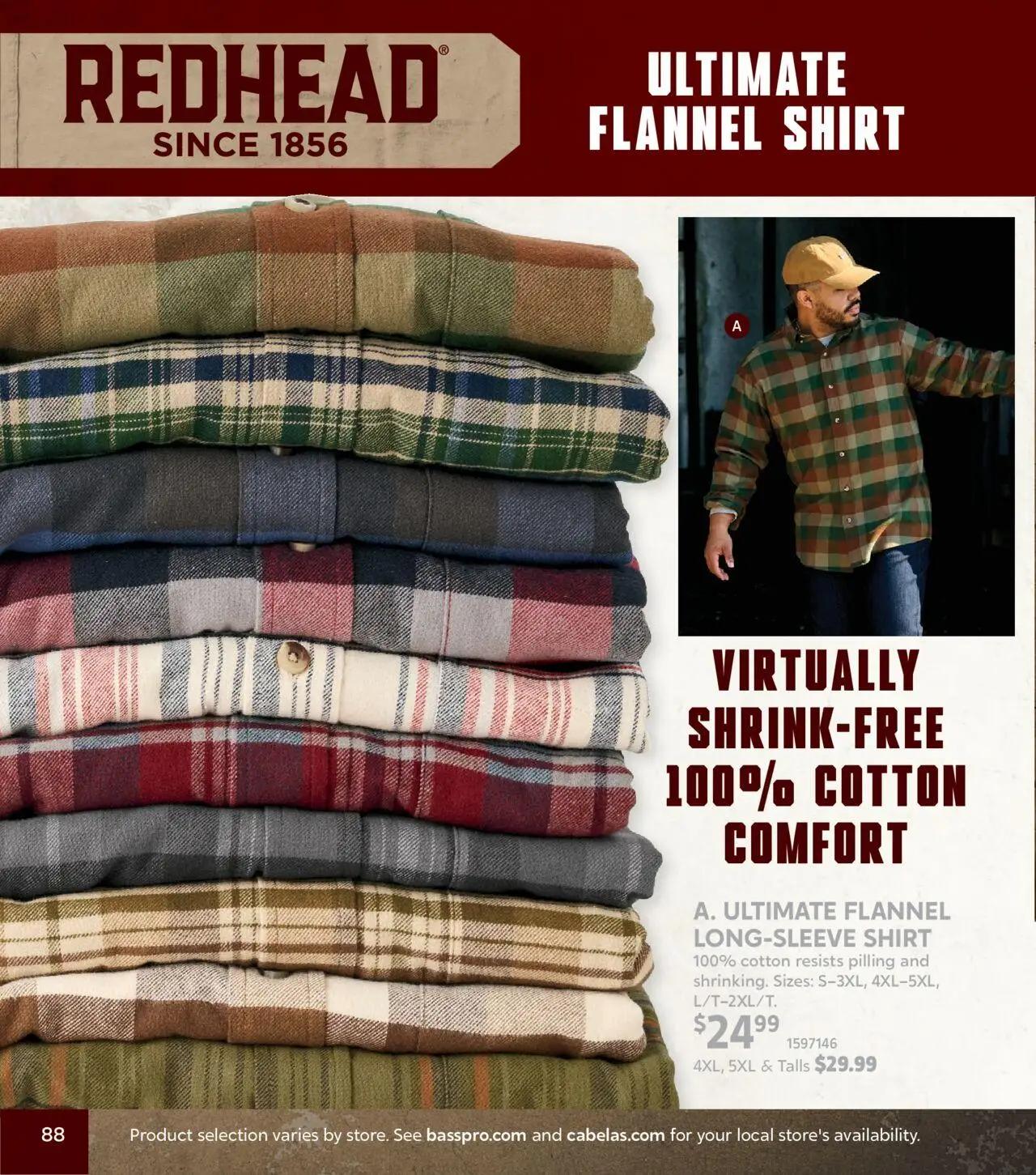 cabelas - Cabela's Fall Clothing 25 - from Wednesday 10/01 2025 - page: 88