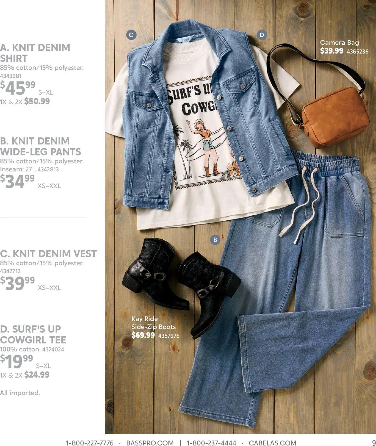 cabelas - Cabela's Fall Clothing 25 - from Wednesday 10/01 2025 - page: 9