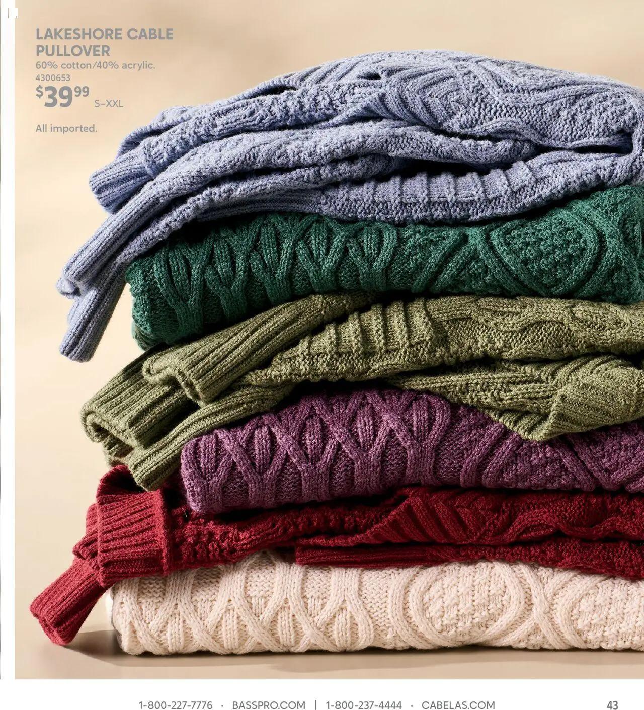 cabelas - Cabela's Fall Clothing 25 - from Wednesday 10/01 2025 - page: 43
