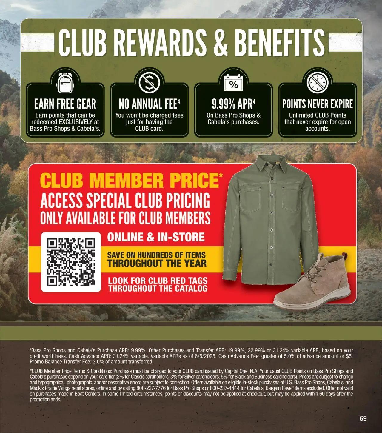 cabelas - Cabela's Fall Clothing 25 - from Wednesday 10/01 2025 - page: 69