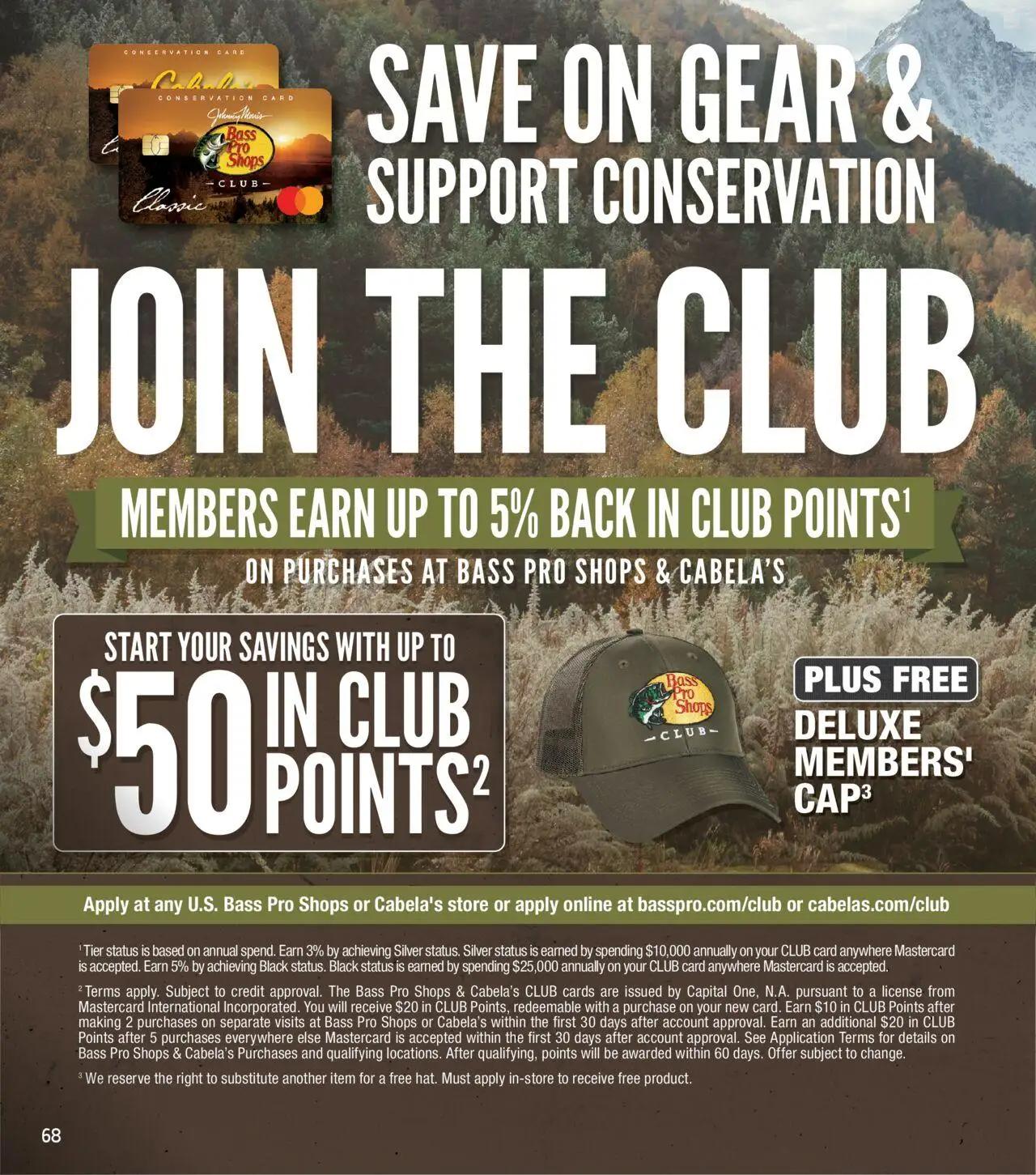 cabelas - Cabela's Fall Clothing 25 - from Wednesday 10/01 2025 - page: 68