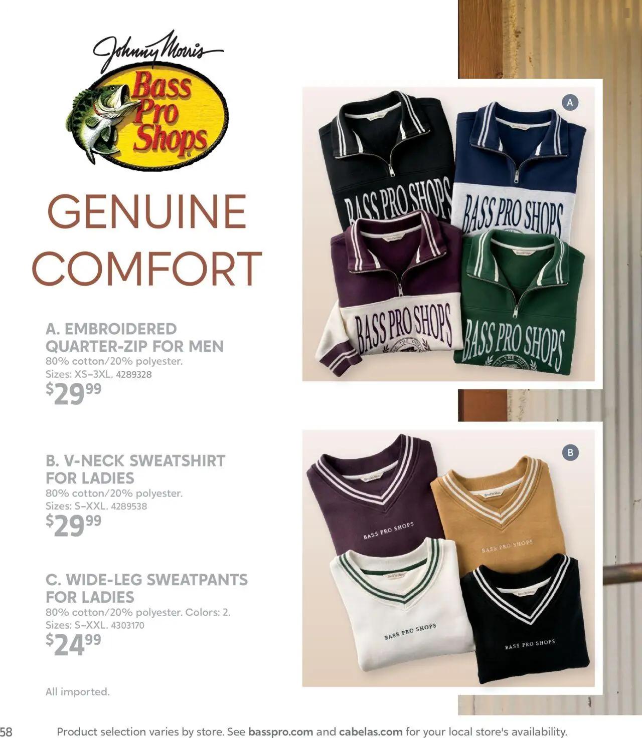 cabelas - Cabela's Fall Clothing 25 - from Wednesday 10/01 2025 - page: 58
