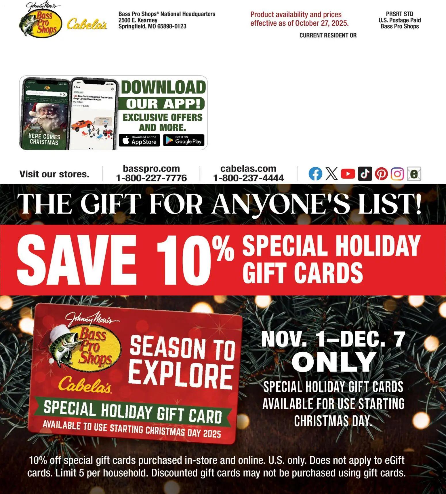 cabelas - Cabela's Kids' Wishbook 25 - from Saturday 11/01 2025 - page: 180