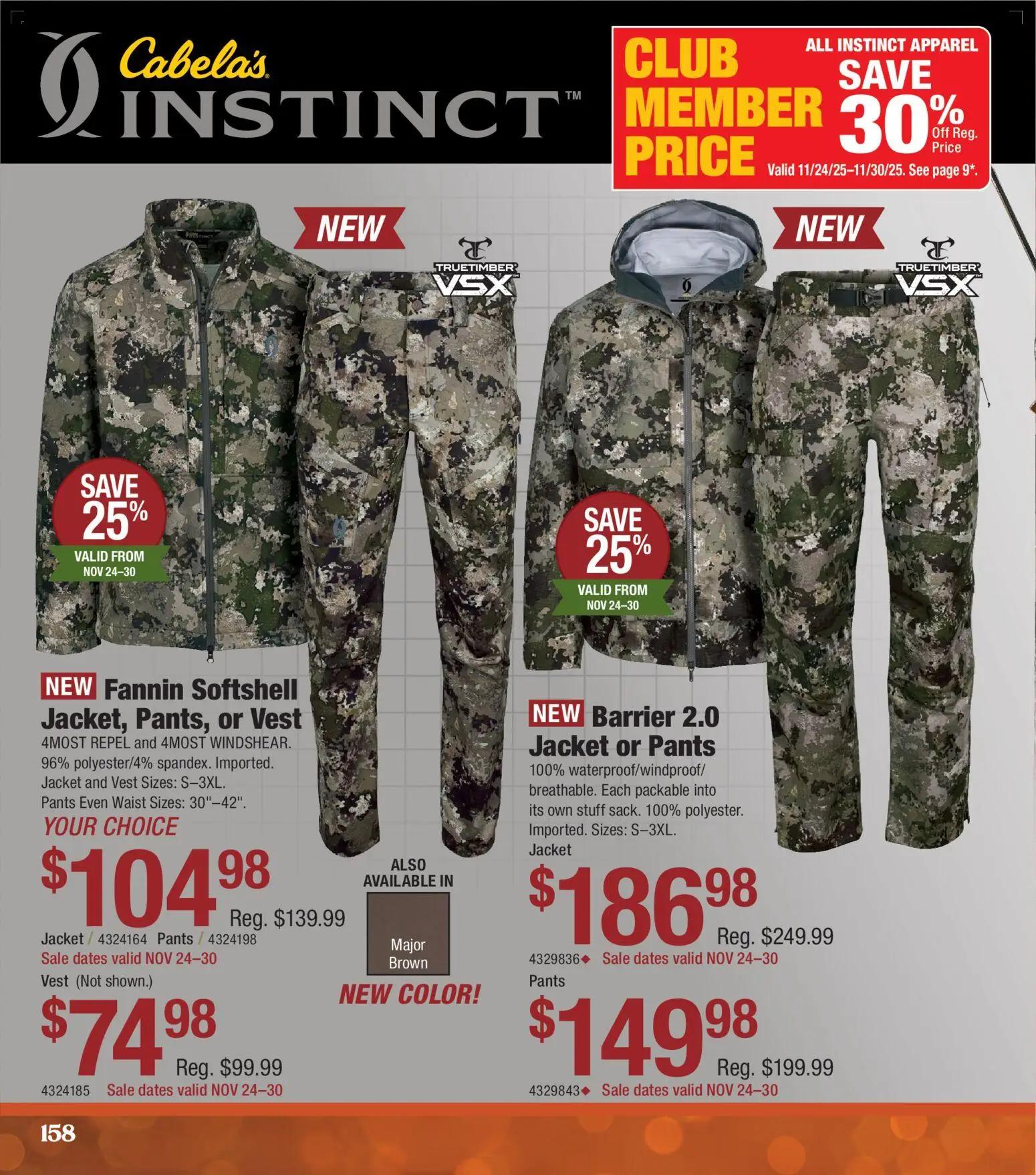 cabelas - Cabela's Christmas Gift Guide 25 - from Saturday 11/01 2025 - page: 158