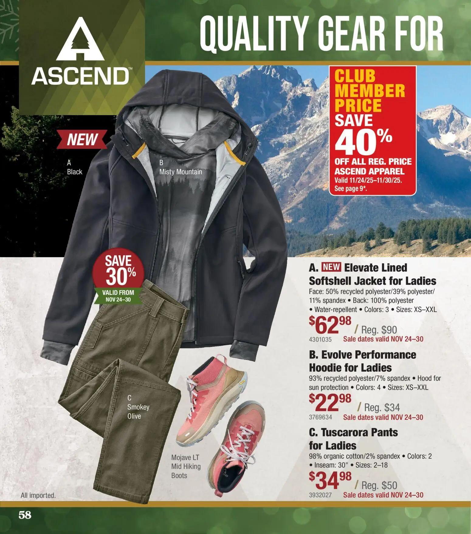 cabelas - Cabela's Christmas Gift Guide 25 - from Saturday 11/01 2025 - page: 58