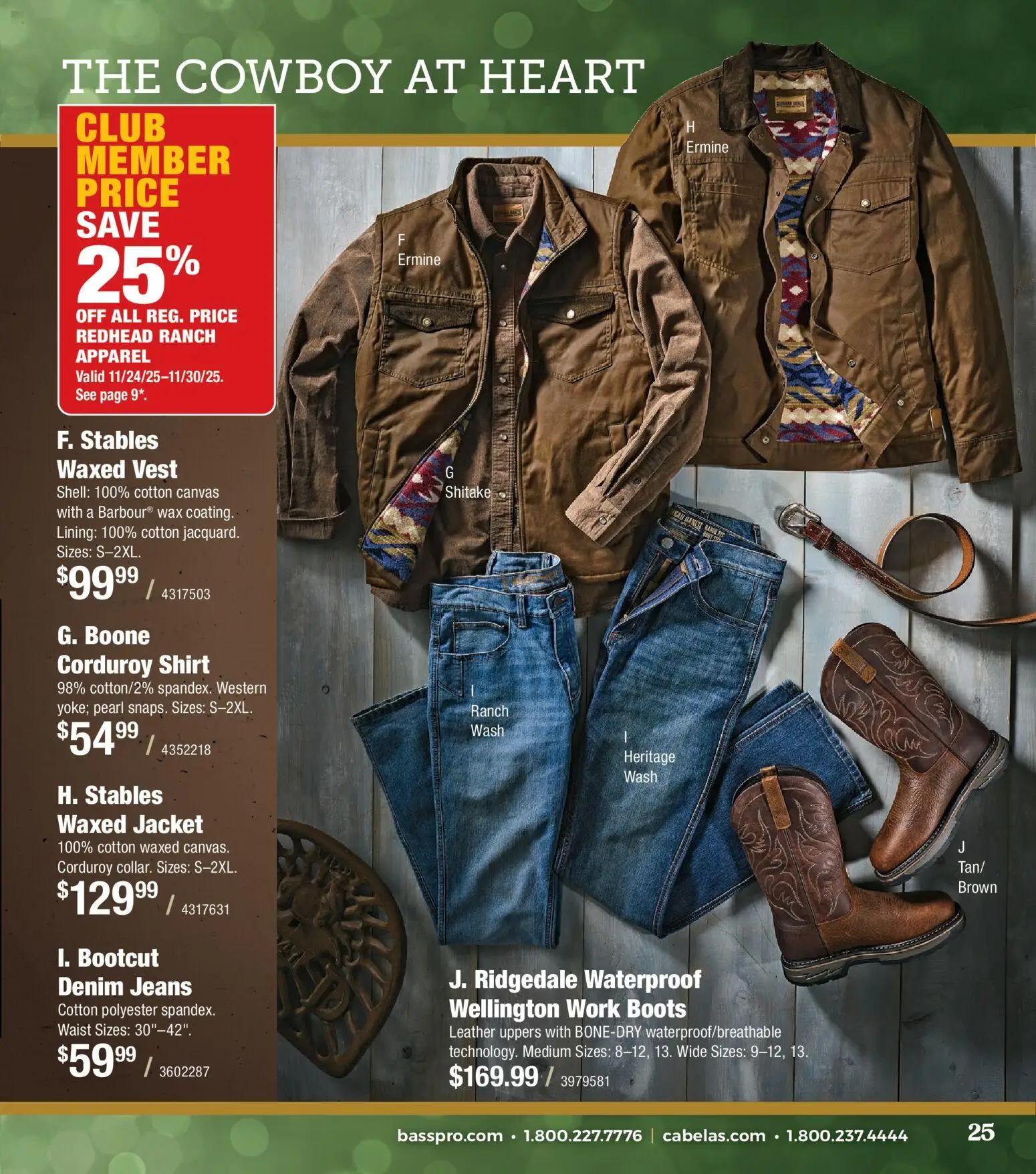 cabelas - Cabela's Christmas Gift Guide 25 - from Saturday 11/01 2025 - page: 25