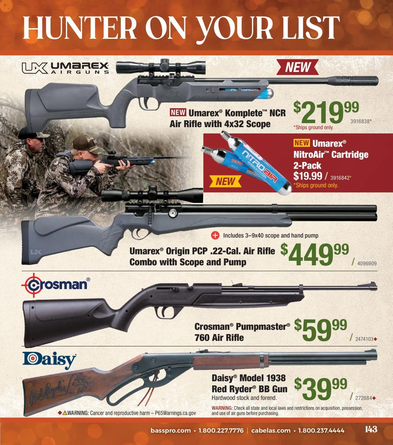 cabelas - Cabela's Christmas Gift Guide 25 - from Saturday 11/01 2025 - page: 143