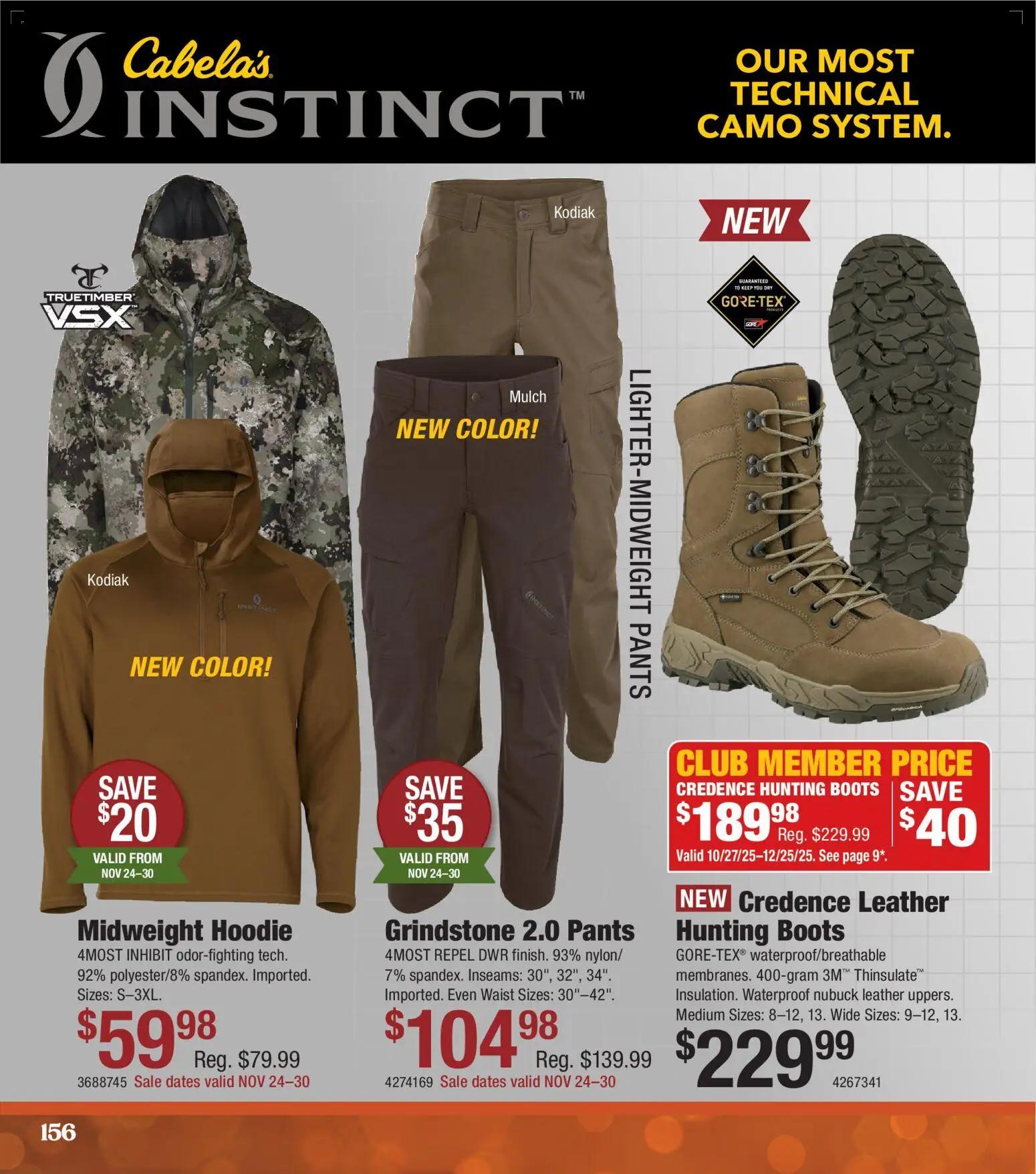 cabelas - Cabela's Christmas Gift Guide 25 - from Saturday 11/01 2025 - page: 156