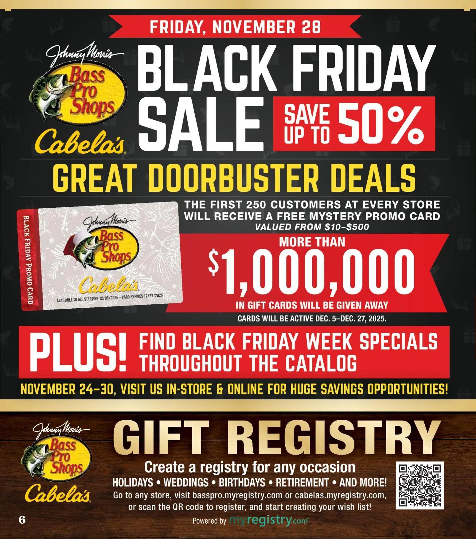cabelas - Cabela's Christmas Gift Guide 25 - from Saturday 11/01 2025 - page: 6