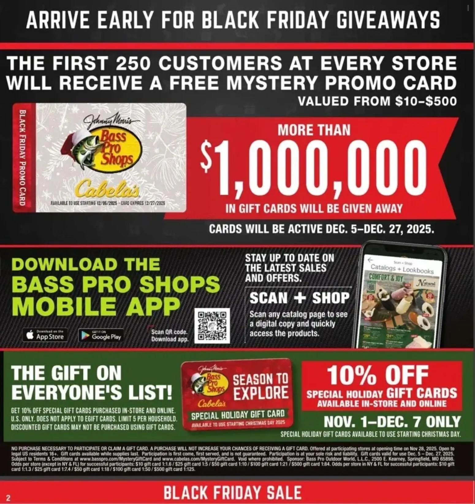cabelas - Weekly ads Cabela's BLACK FRIDAY from 11/24/2025 - page: 2