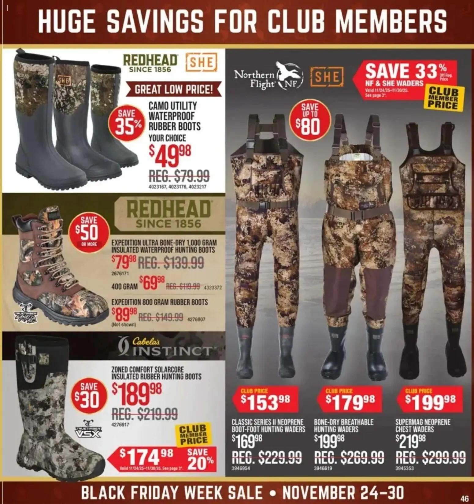 cabelas - Weekly ads Cabela's BLACK FRIDAY from 11/24/2025 - page: 45