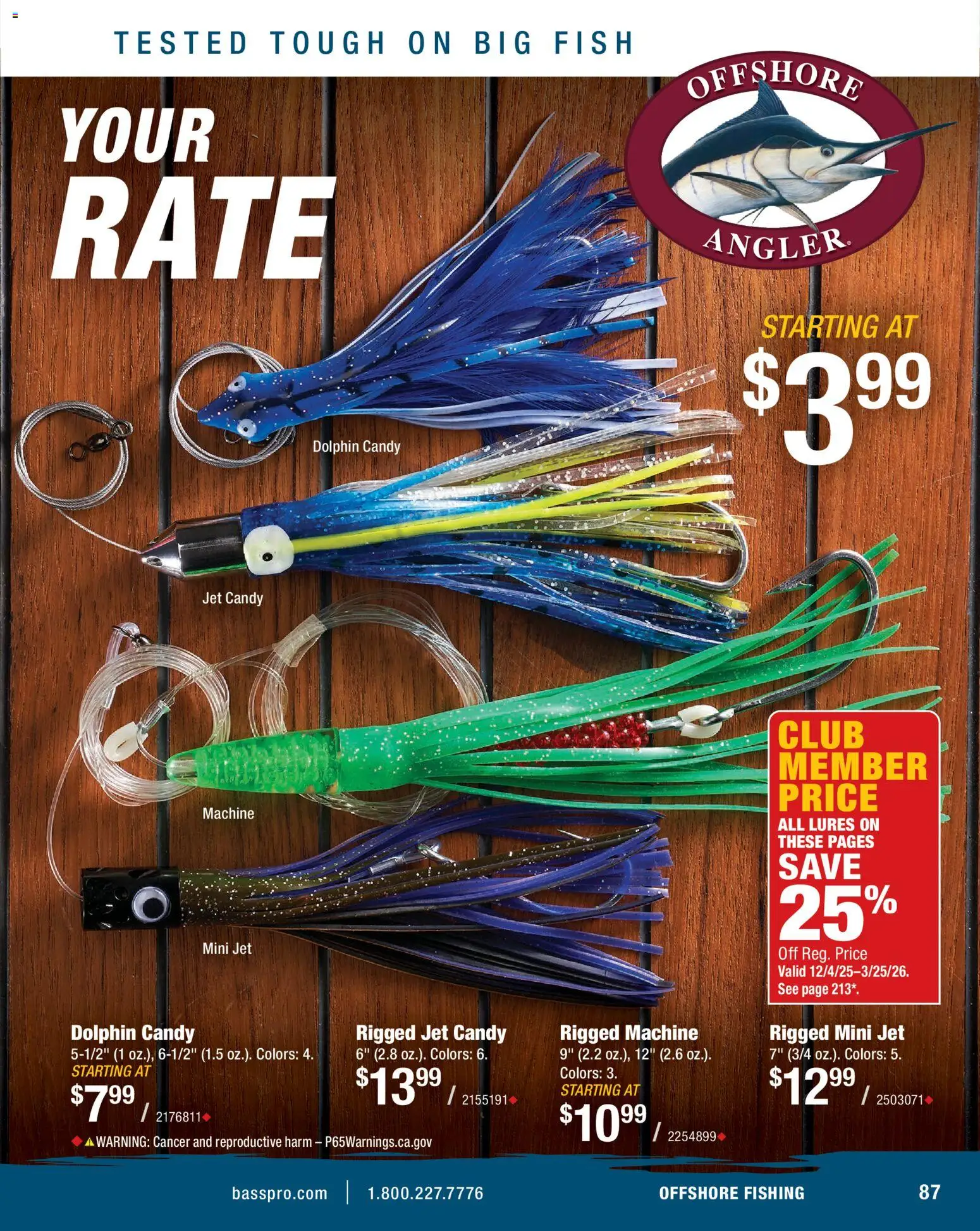 cabelas - Cabela's Saltwater Specialist 26 - from Monday 12/15 2025 - page: 87
