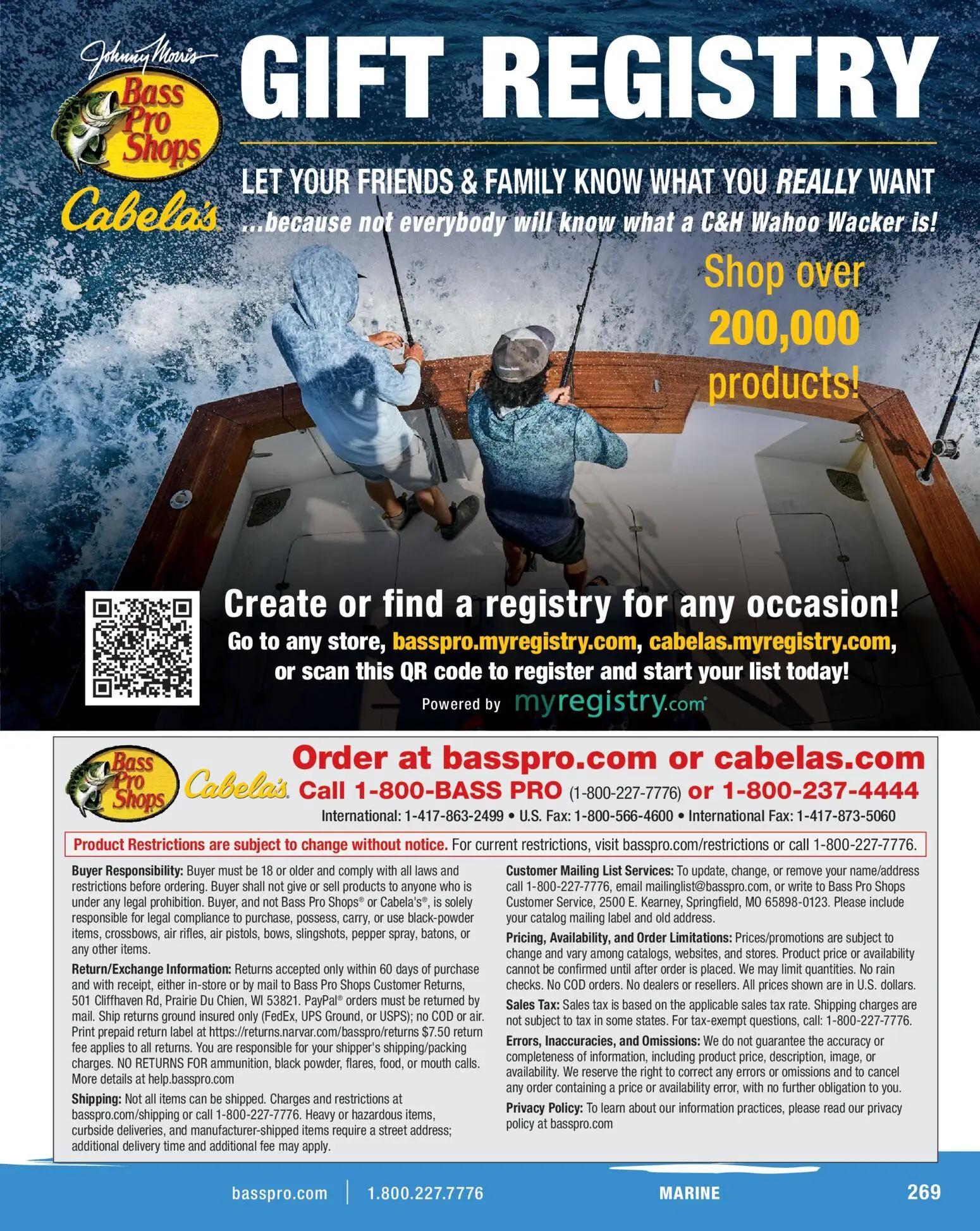 cabelas - Cabela's Saltwater Specialist 26 - from Monday 12/15 2025 - page: 269