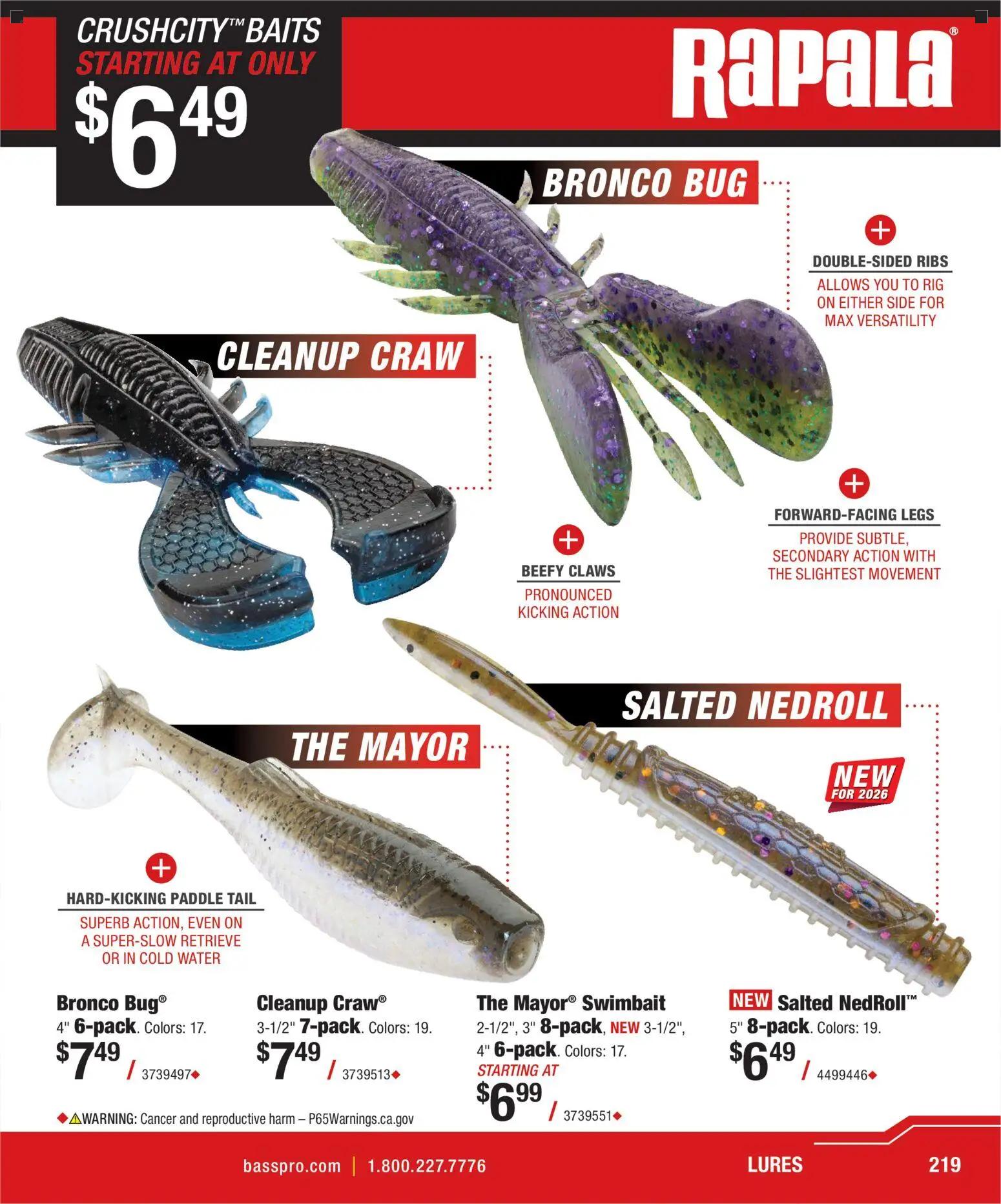 cabelas - Cabela's Spring Fishing Master 26 - from Thursday 01/22 2026 - page: 219