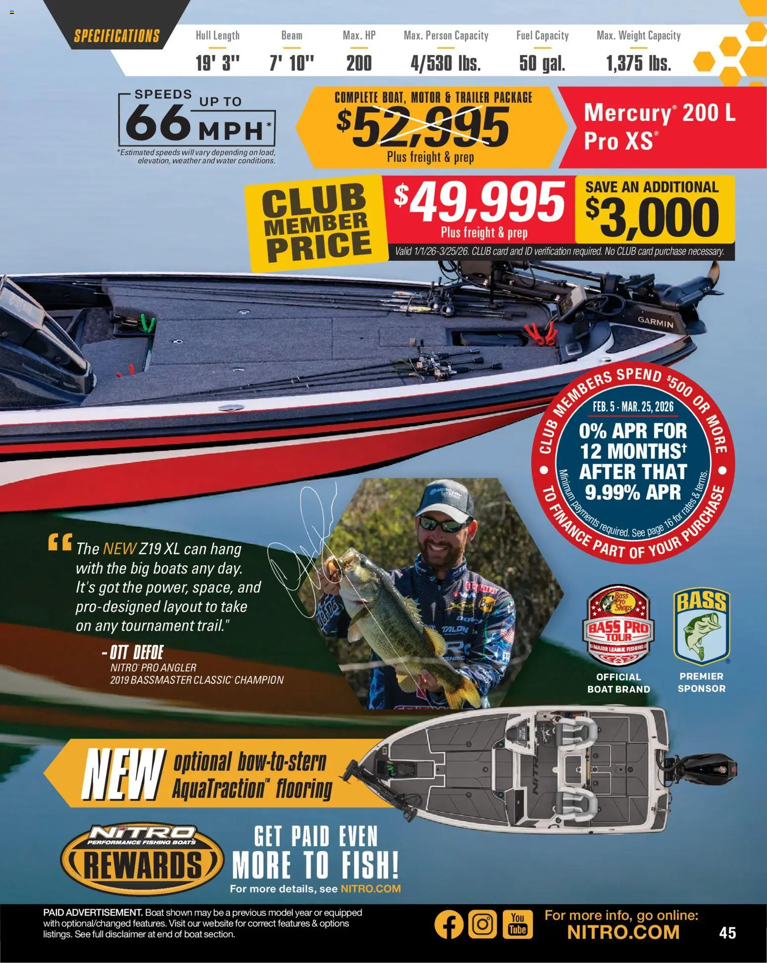 cabelas - Cabela's Spring Fishing Master 26 - from Thursday 01/22 2026 - page: 45