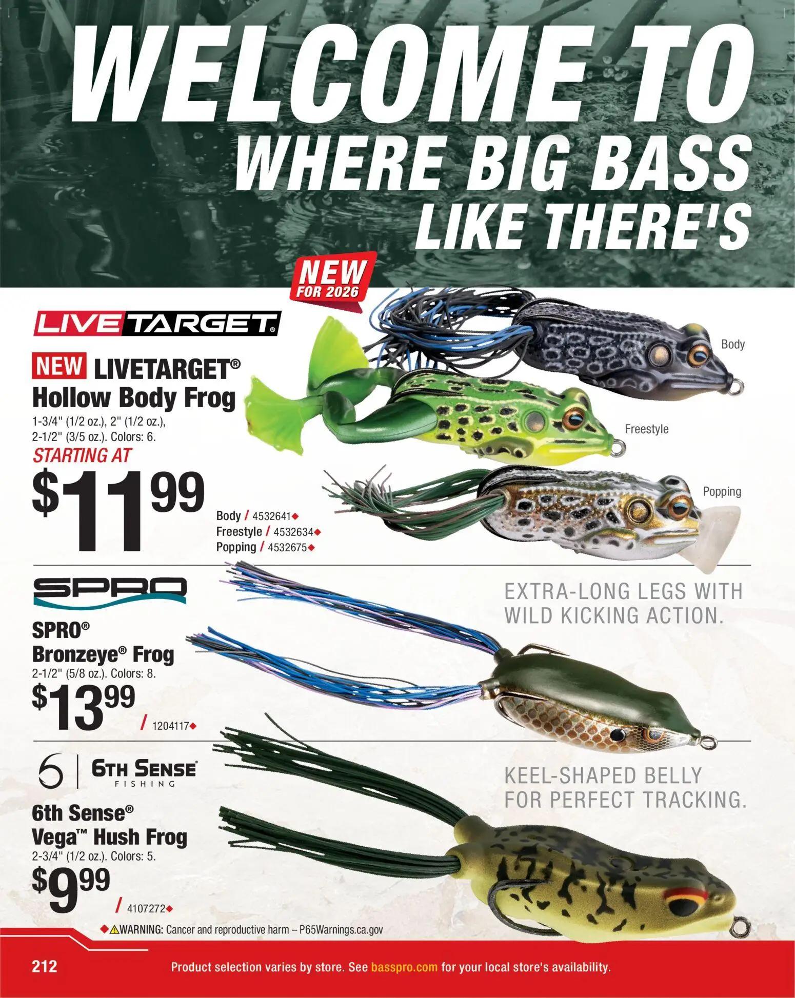 cabelas - Cabela's Spring Fishing Master 26 - from Thursday 01/22 2026 - page: 212